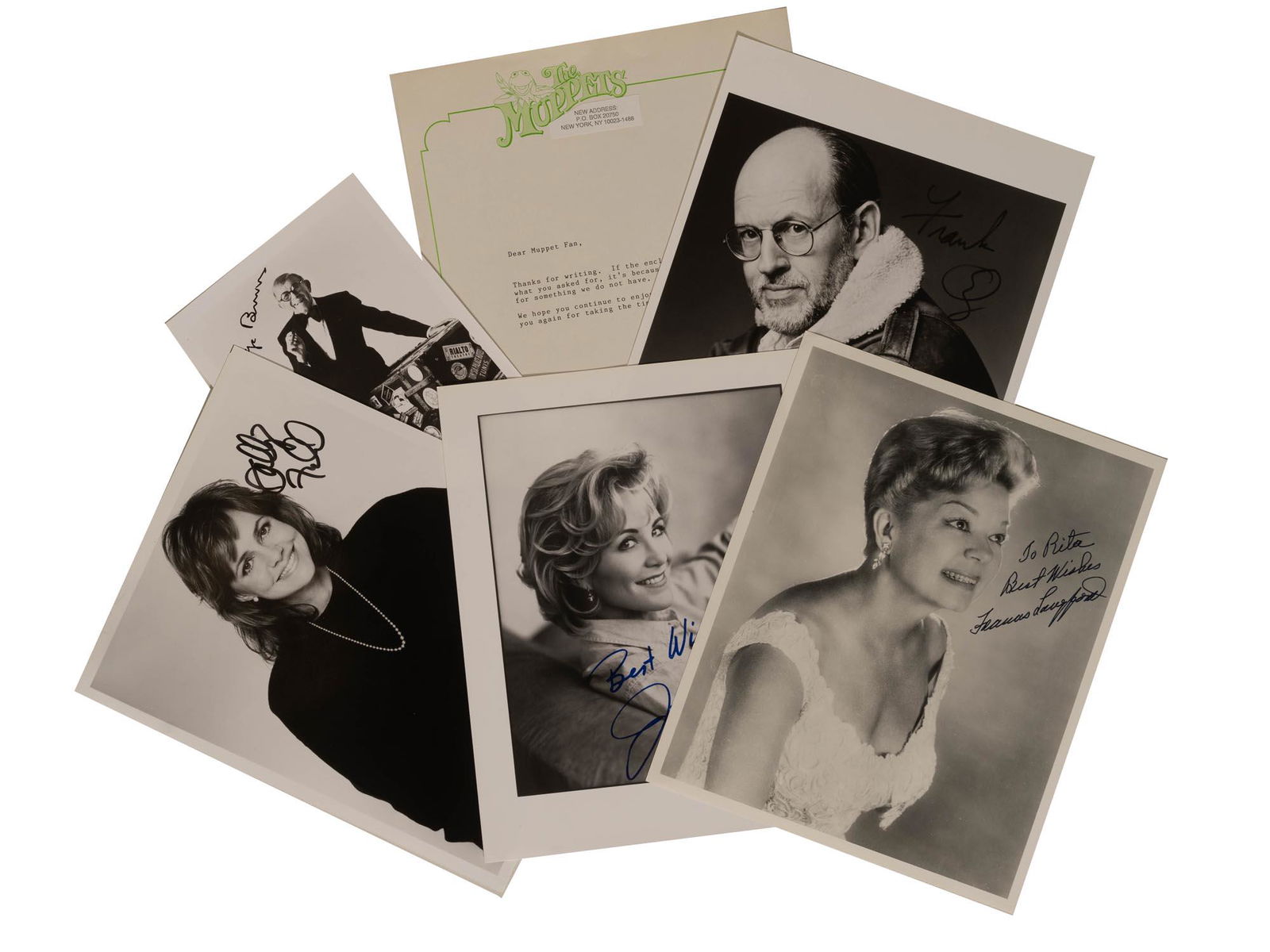 FIVE PHOTOS SIGNED BY AMERICAN CELEBRITIES ACTORS (1 of 10)