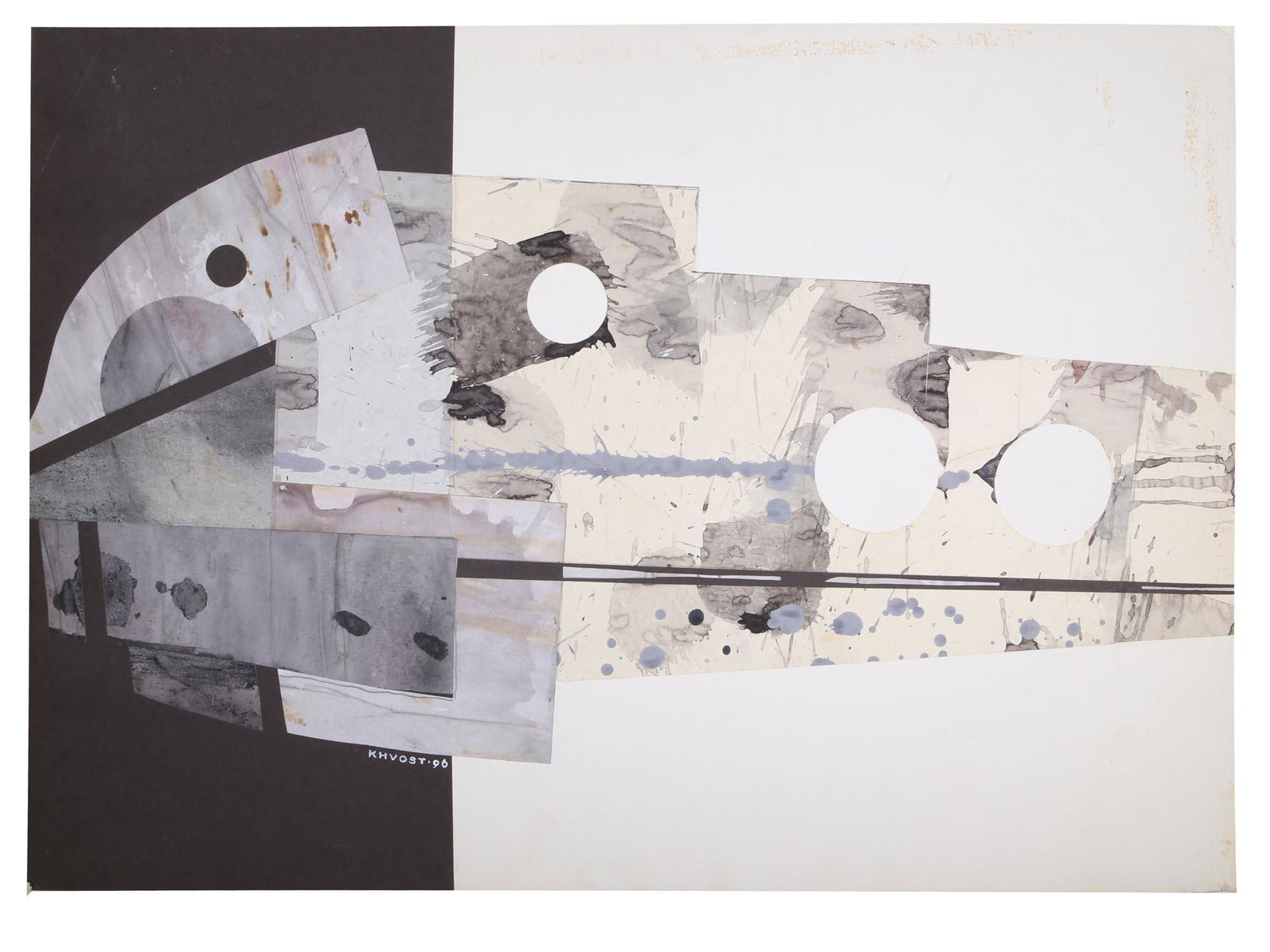 RUSSIAN MIXED MEDIA PAINTING ALEXANDER KHVOSTENKO (1 of 5)