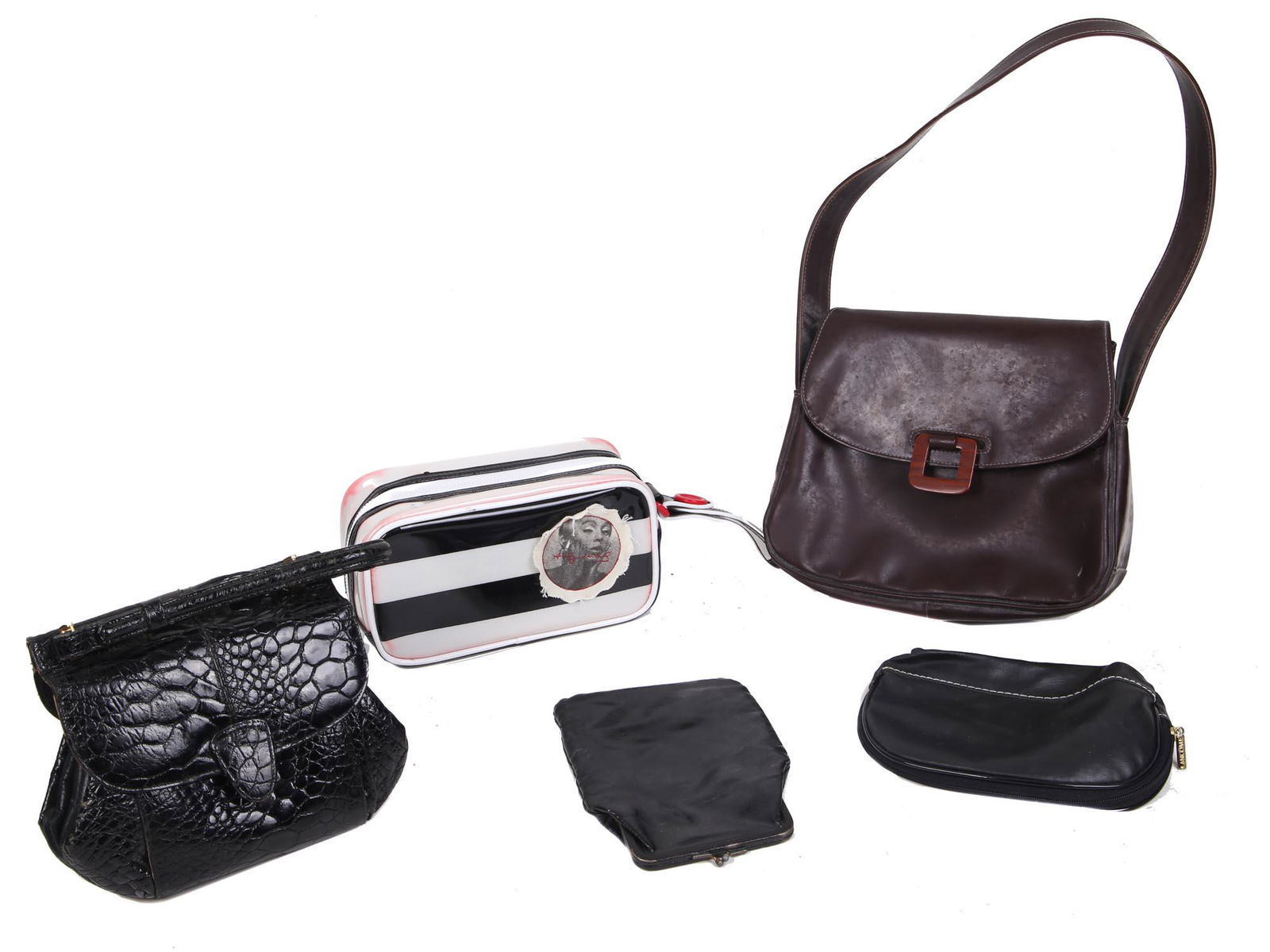 VINTAGE COLLECTION OF BAGS COIN PURSES FASHION (1 of 7)