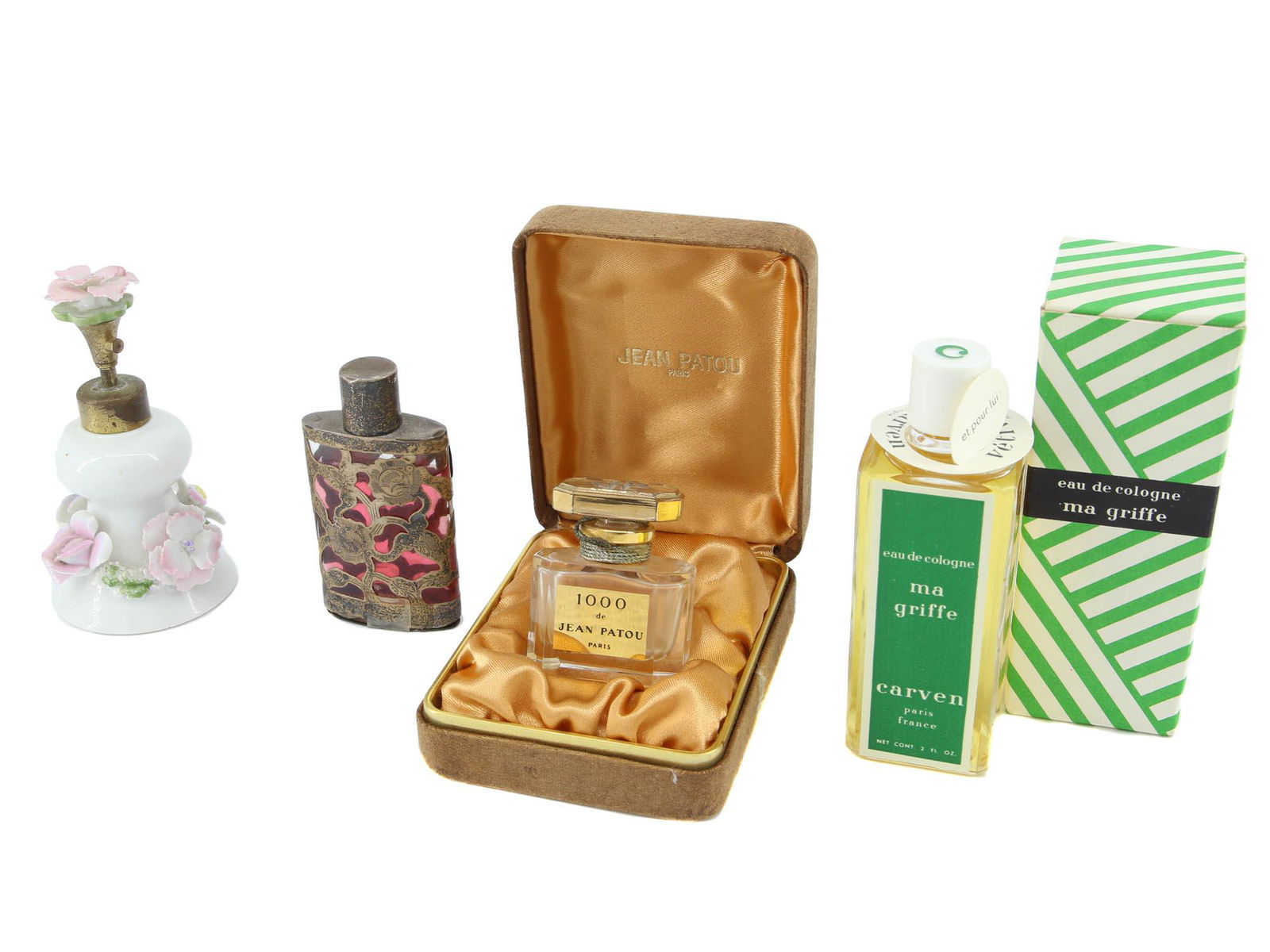 A SET OF VANTAGE PERFUME BOTTLES AND UNOPENED BOX (1 of 7)