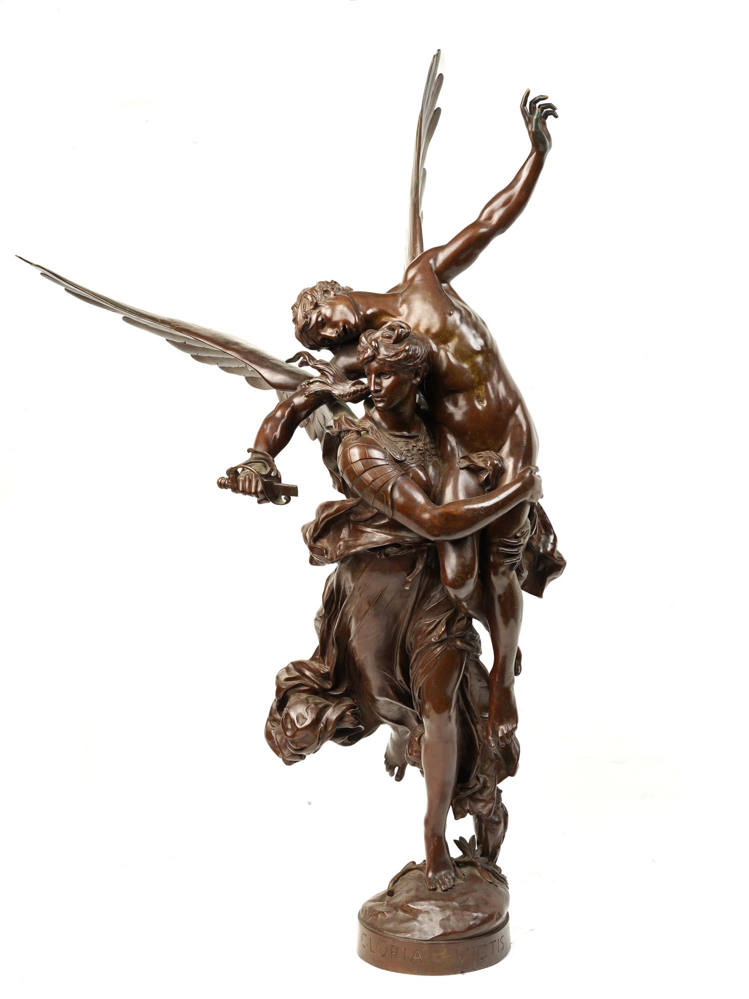 GLORIA VICTIS BRONZE SCULPTURE BY ANTONIN MERCIE (1 of 10)