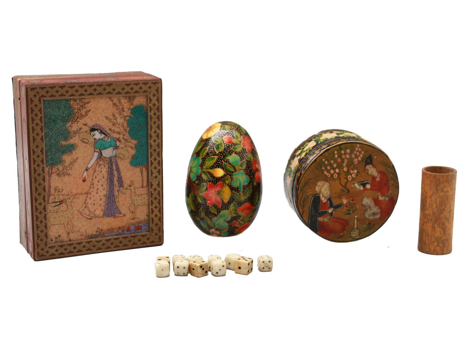 LOT OF VINTAGE PERSIAN AND INDIAN ITEMS, 5 PCS. (1 of 12)