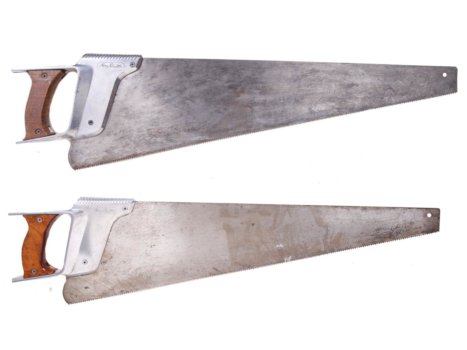 LOT OF TWO VINTAGE HENRY DISSTON HANDSAW TOOLS (1 of 7)