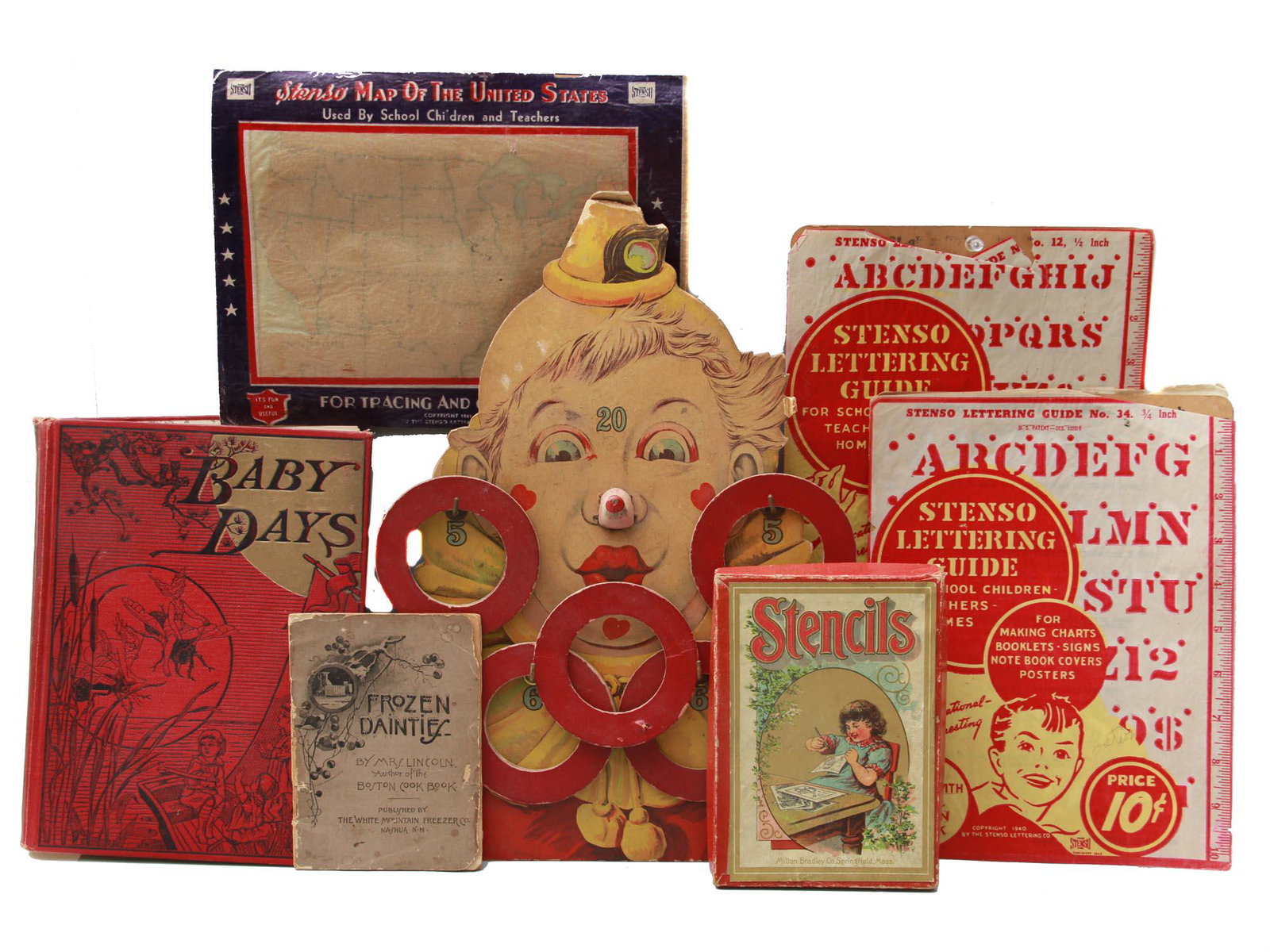 ANTIQUE 1800S CHILDREN RELATED ITEMS, 7 PCS. (1 of 11)