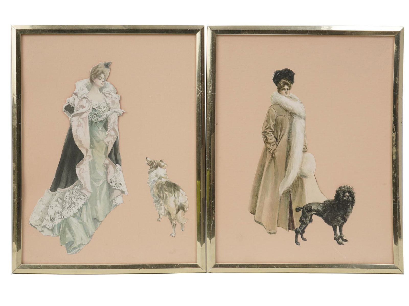 TWO PRINTS AFTER DRAWINGS BY HARRISON FISCHER (1 of 6)