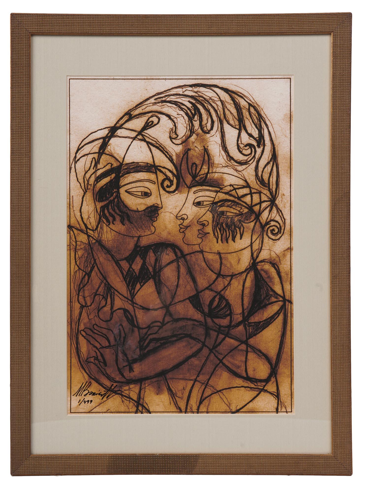 A GROUP PORTRAIT ETCHING BY MISHA BORISOFF (1 of 4)