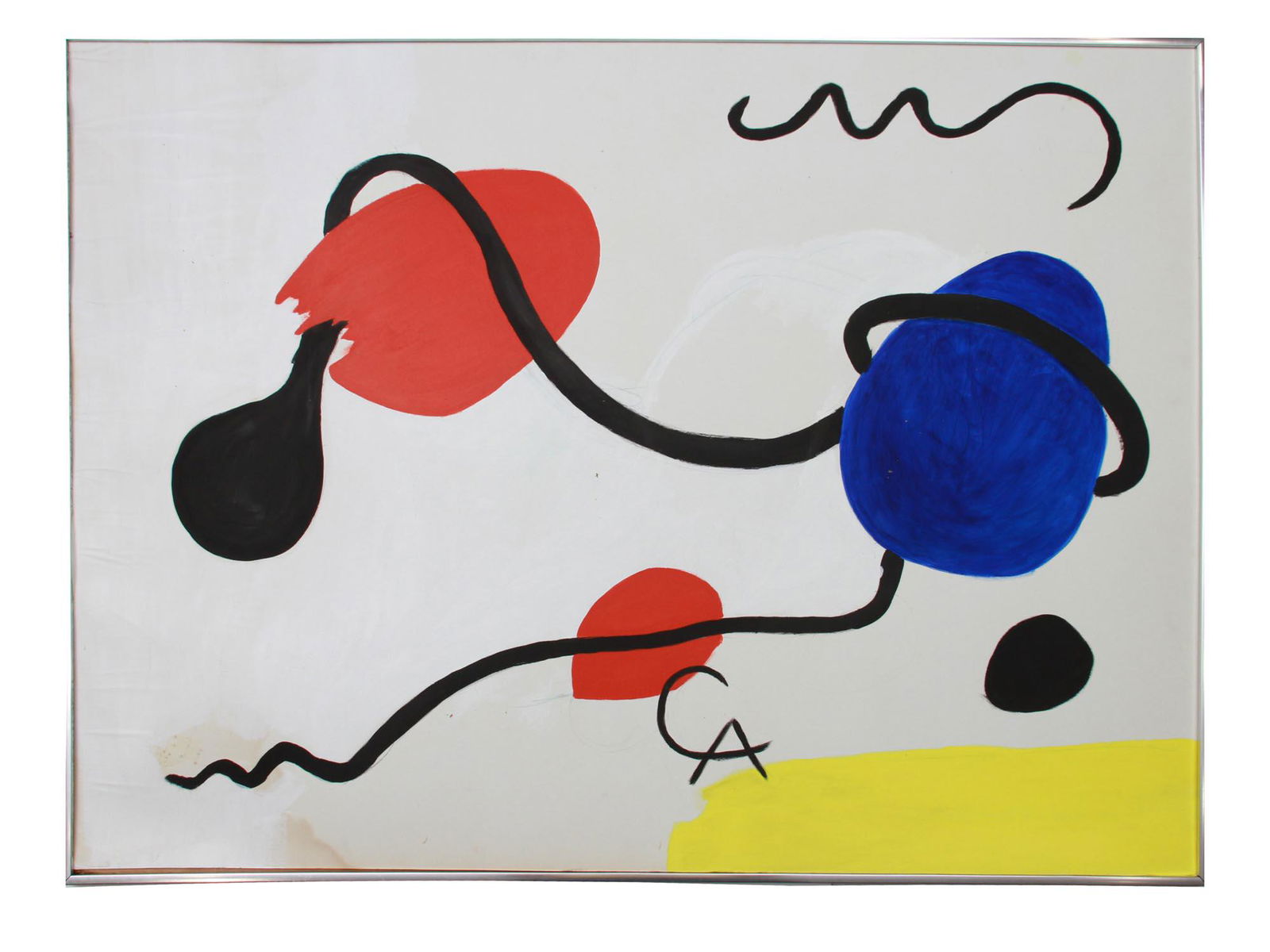 AFTER ALEXANDER CALDER WATERCOLOR PAINTING (1 of 1)