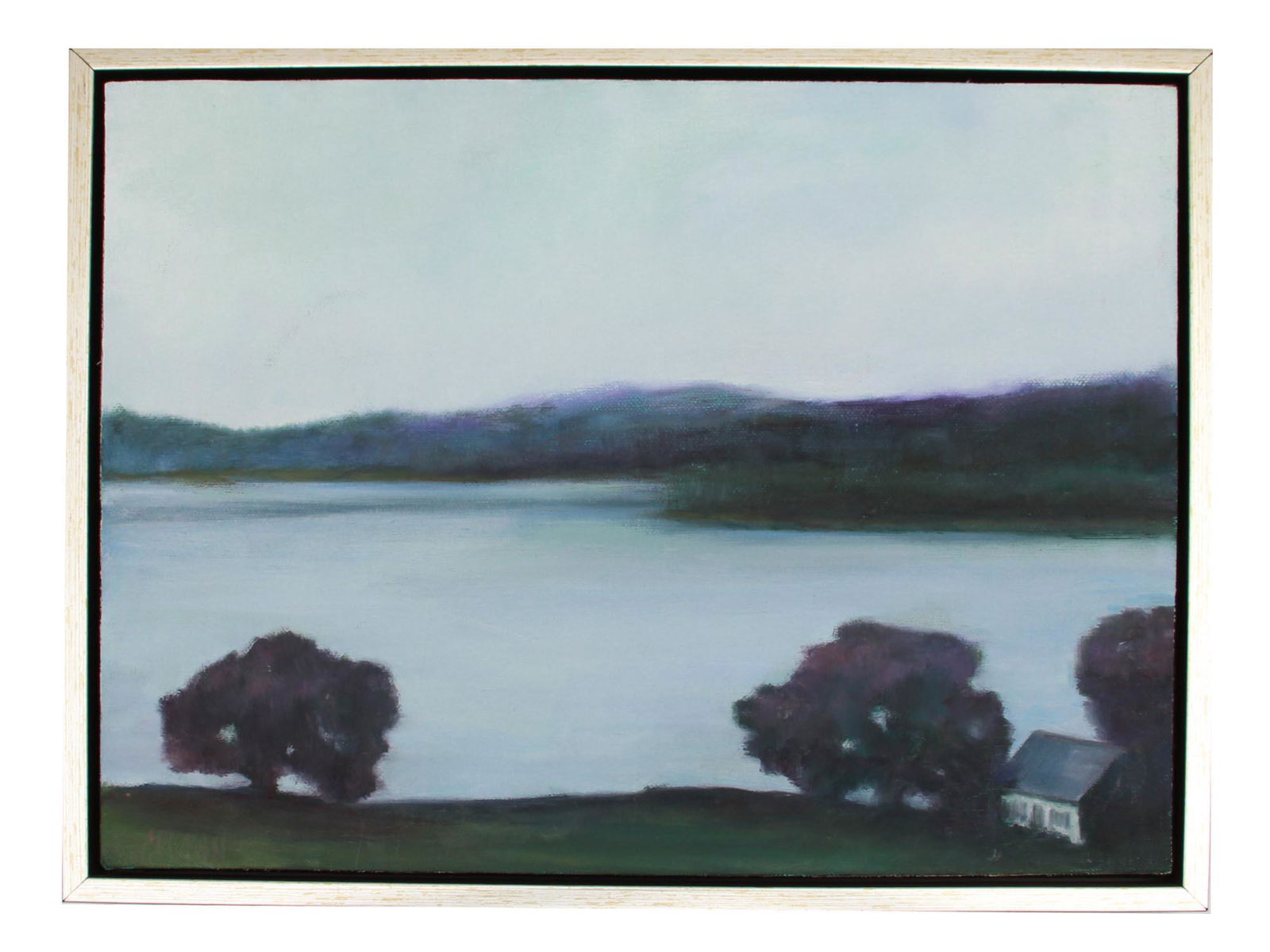 ATTR GENNADIY ISAEV OIL LAKE LANDSCAPE PAINTING (1 of 2)