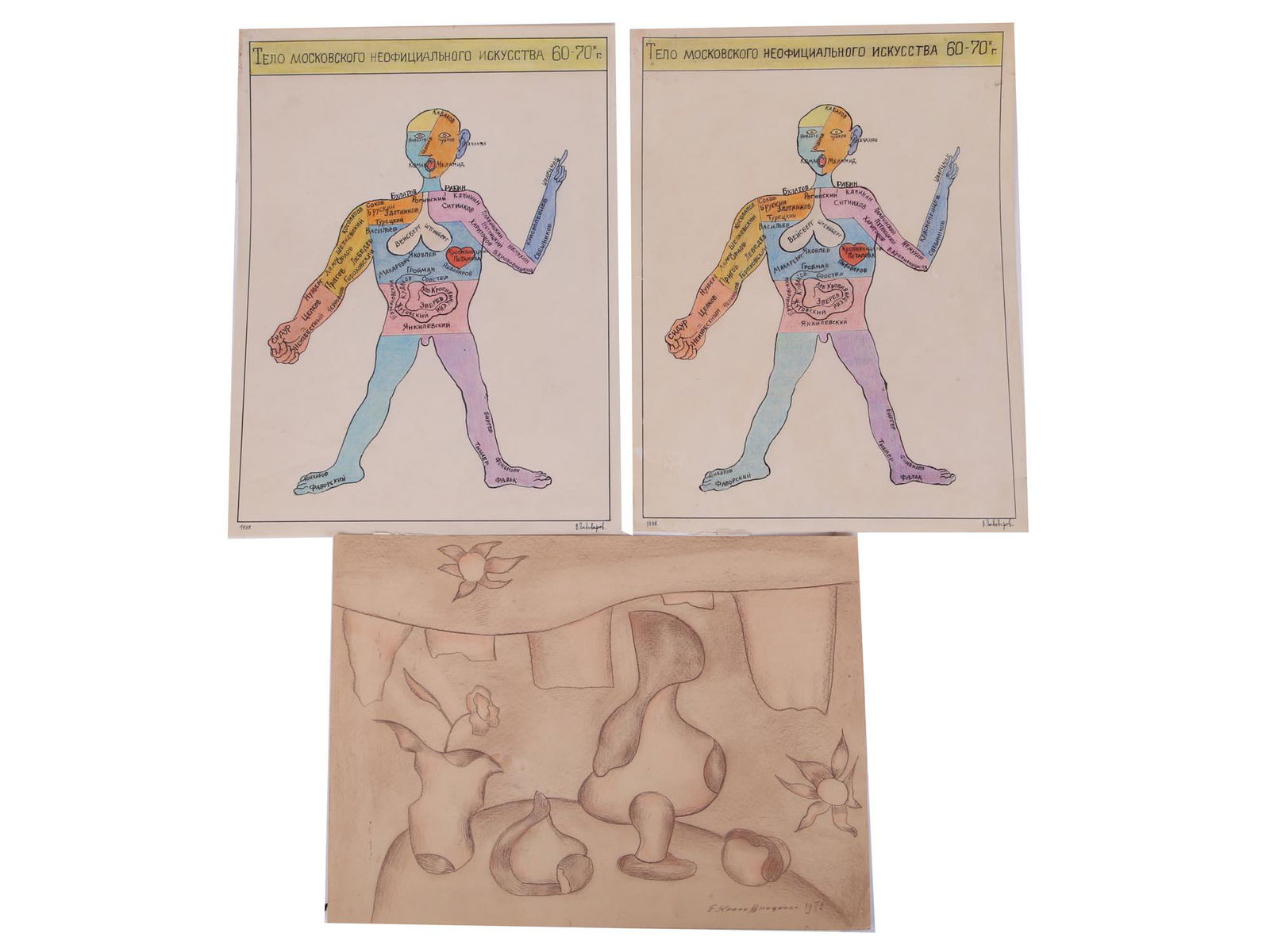 THREE RUSSIAN PAINTINGS BY PIVOVAROV KROPIVNITSKY (1 of 7)