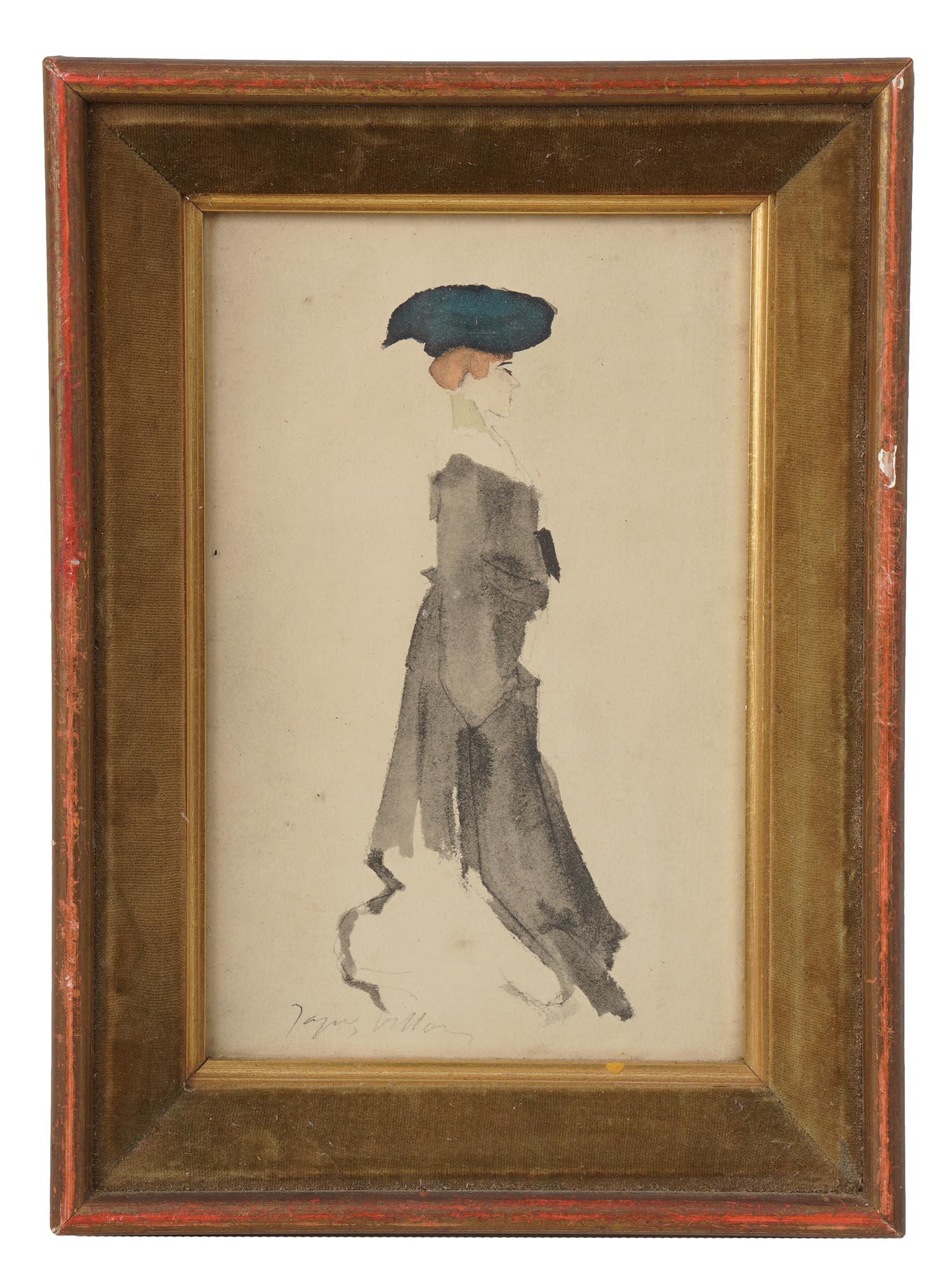 FRENCH MIXED MEDIA PAINTING BY JACQUES VILLON (1 of 4)