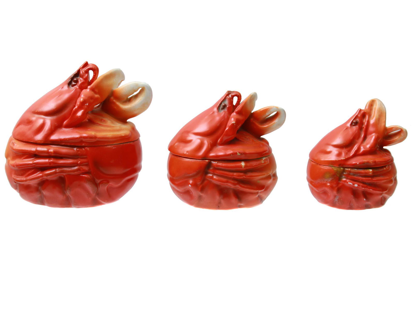 SET OF THREE ROYAL BAYREUTH PORCELAIN SUGAR BOWLS (1 of 8)