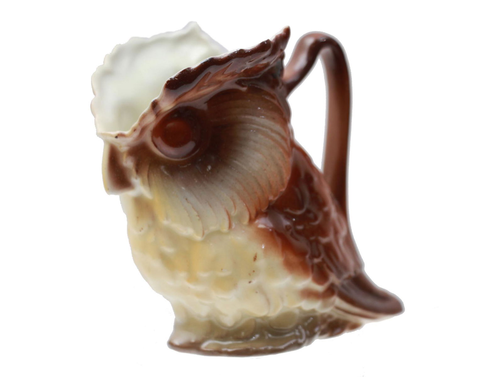 A VINTAGE ROYAL BAYREUTH FIGURAL OWL MILK PITCHER (1 of 6)