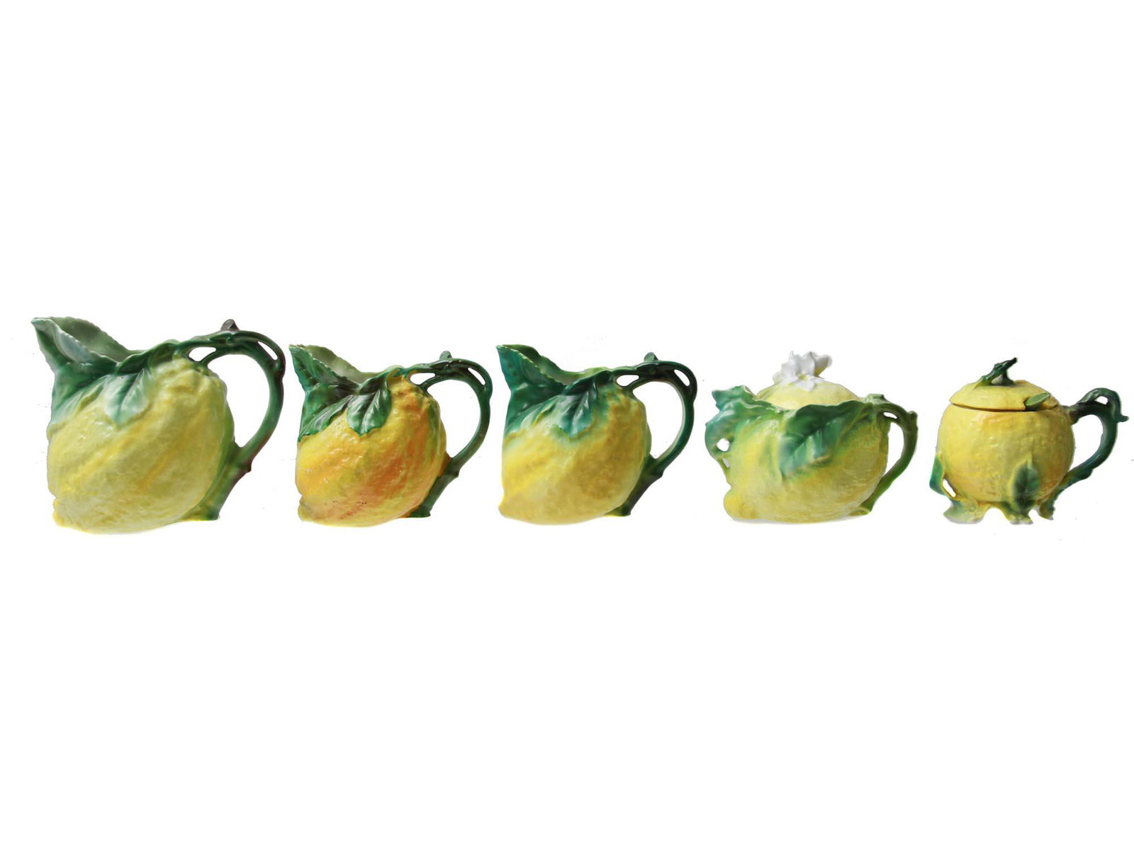 A LOT OF 5-PIECE ROYAL BAYREUTH LEMON TABLEWARE (1 of 7)