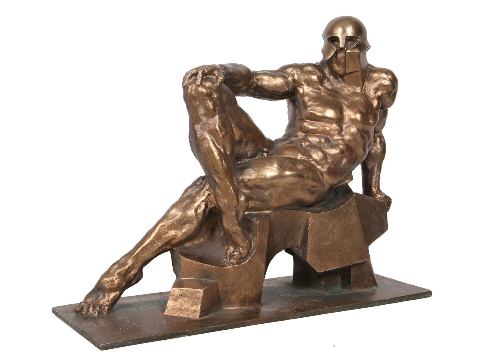 A RUSSIAN BRONZE SCULPTURE BY ANATOLY MIKHAILOV (1 of 5)
