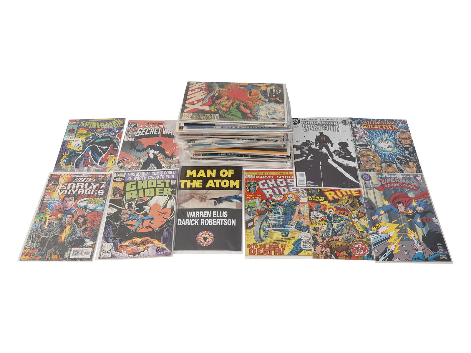A VINTAGE DC COMICS AND MARVEL MAGAZINES (1 of 4)