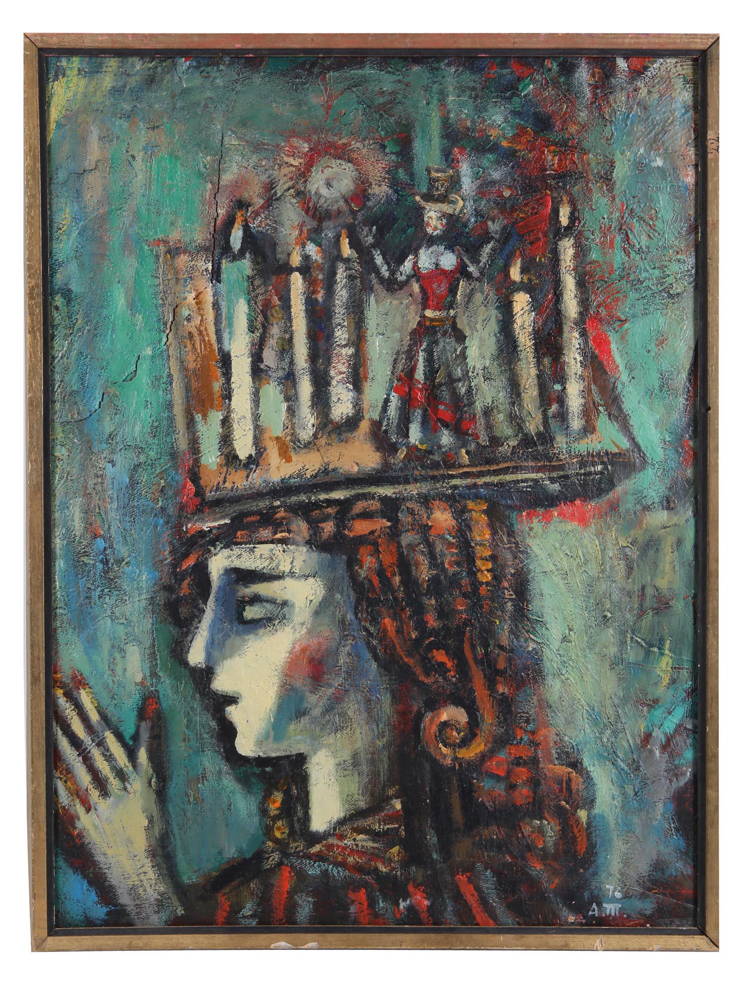 RUSSIAN OIL PAINTING CANDLES BY ALEXANDER TISHLER (1 of 5)