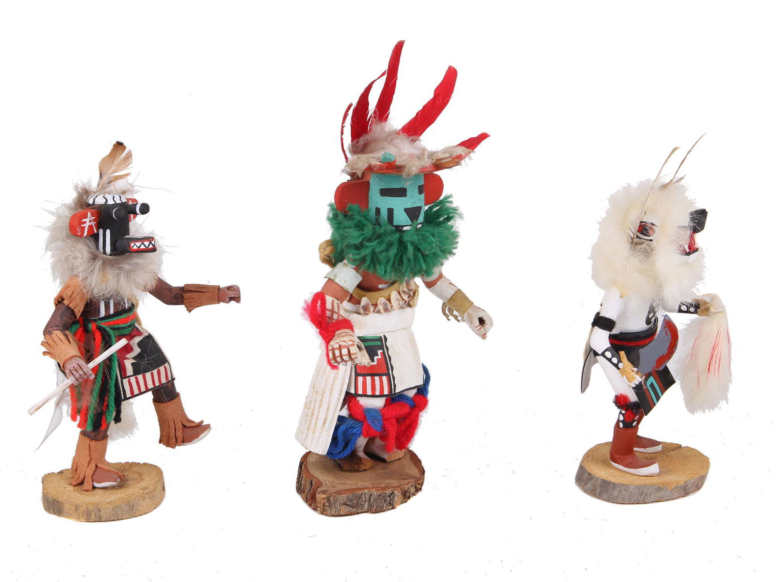 SOUTHWESTERN NATIVE AMERICAN KACHINA FIGURINES ART (1 of 5)