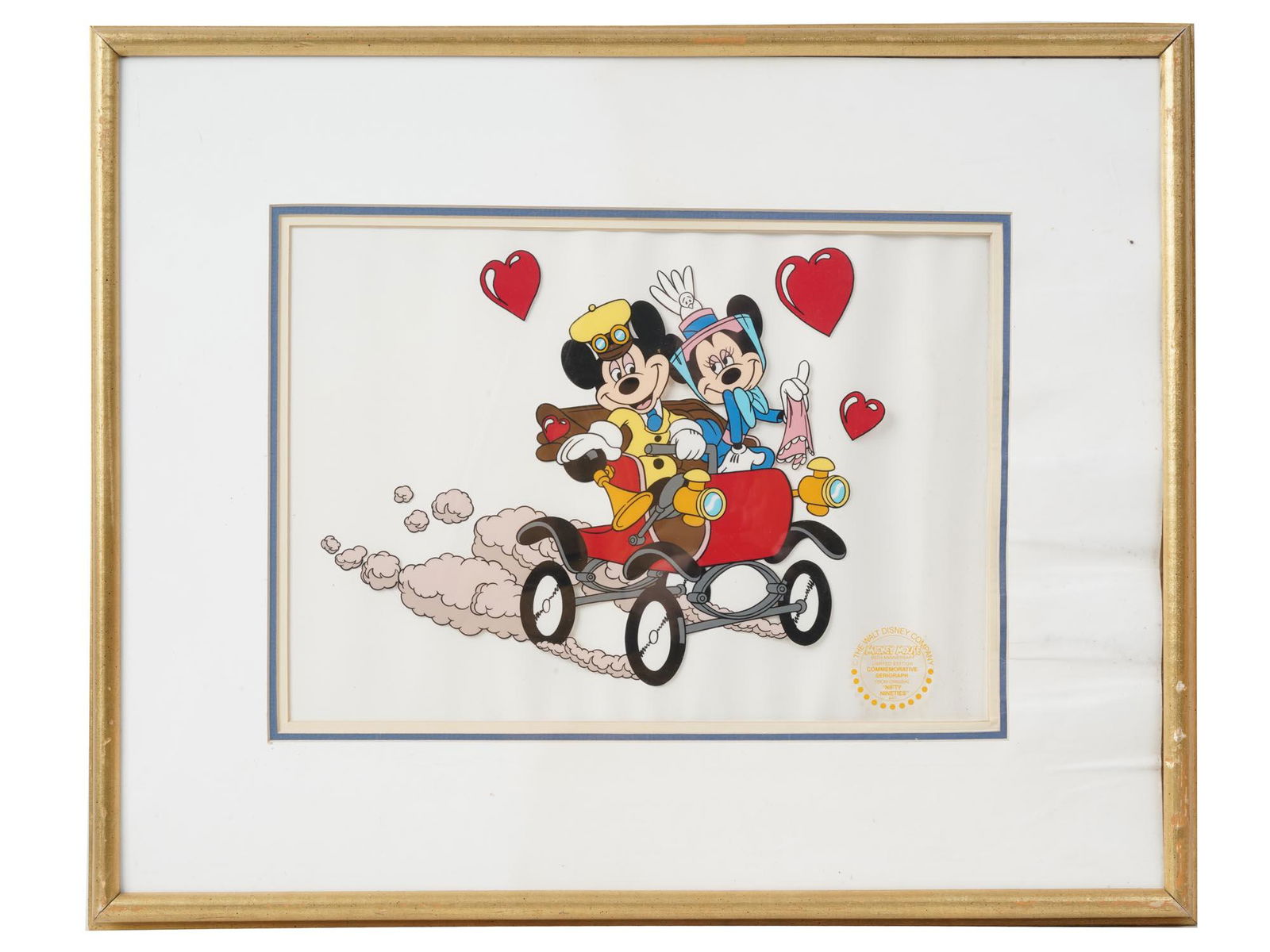 MICKEY AND MINNIE MOUSE SERIGRAPH ANIMATION CEL (1 of 5)