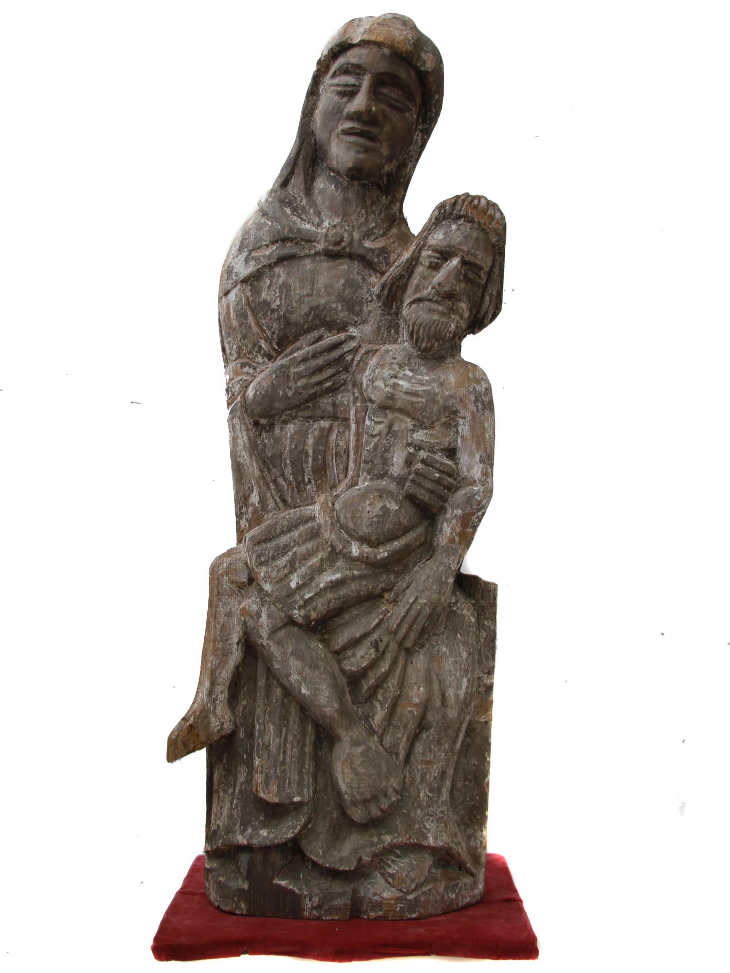 AFTER BUONARROTI PIETA WOOD STATUE MARY AND JESUS (1 of 11)