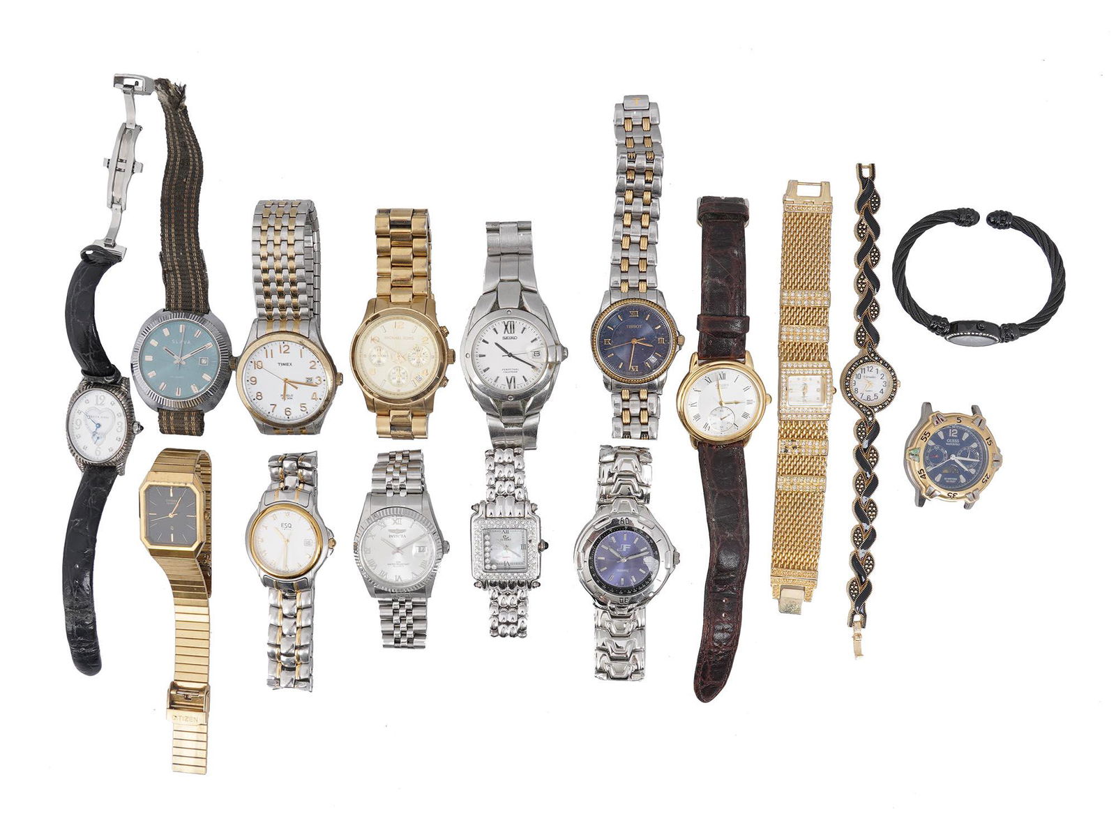 LARGE COLLECTION OF VINTAGE MODERN WRIST WATCHES (1 of 9)