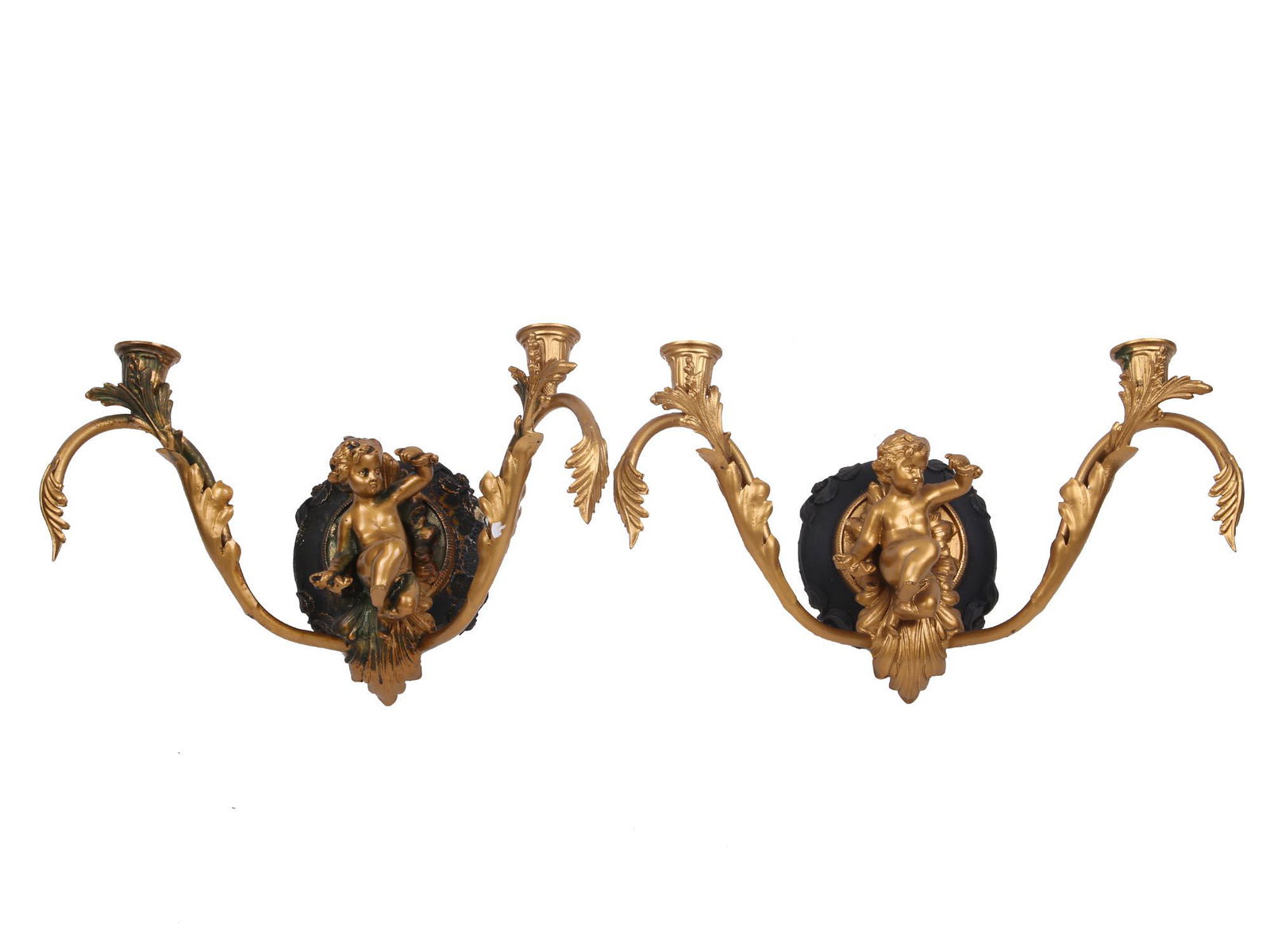 TWO VINTAGE DAV ART WALL SCONCE LIGHTS (1 of 7)