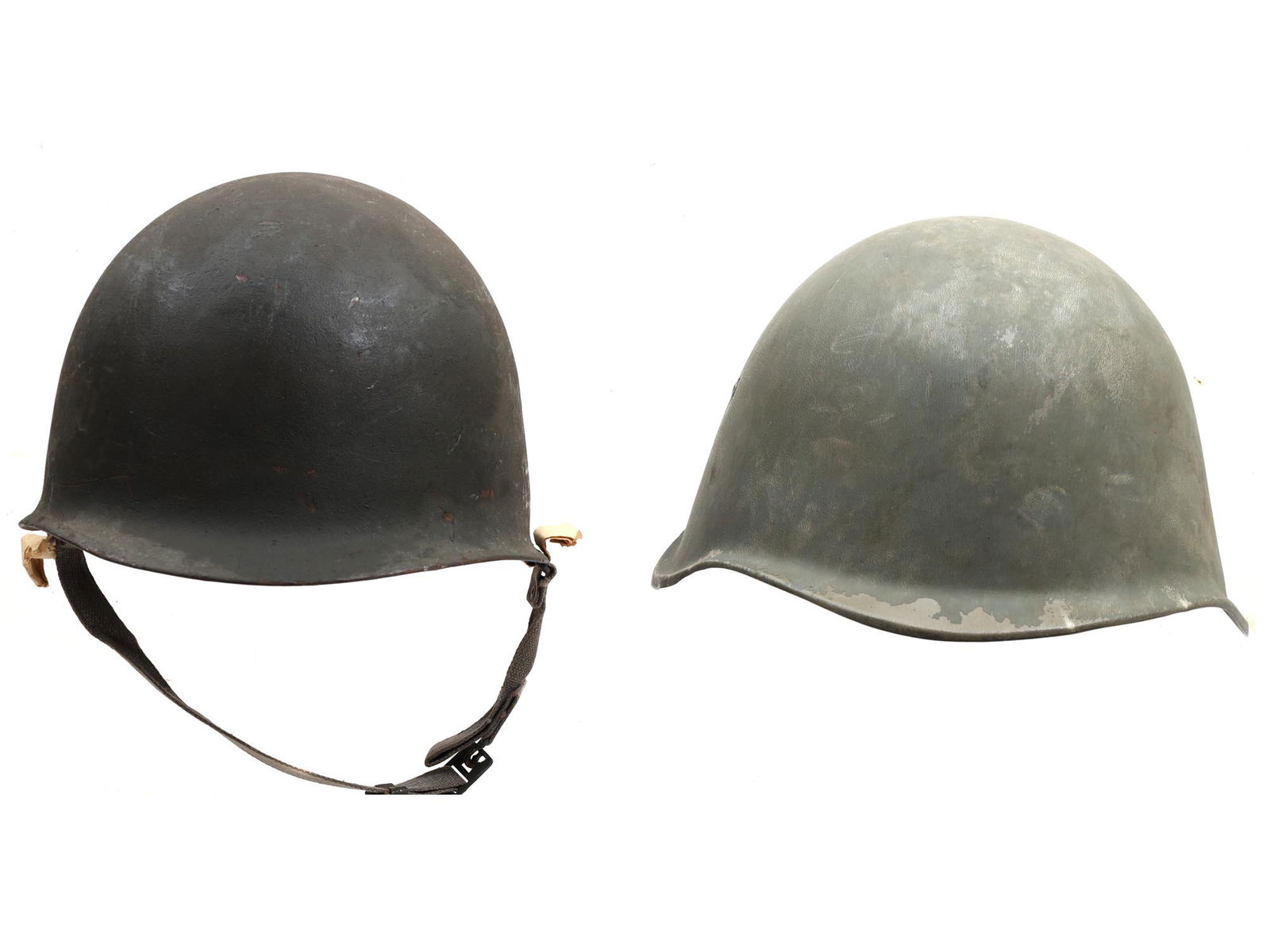 AN ORIGINAL U.S. M1 HELMET (1 of 5)