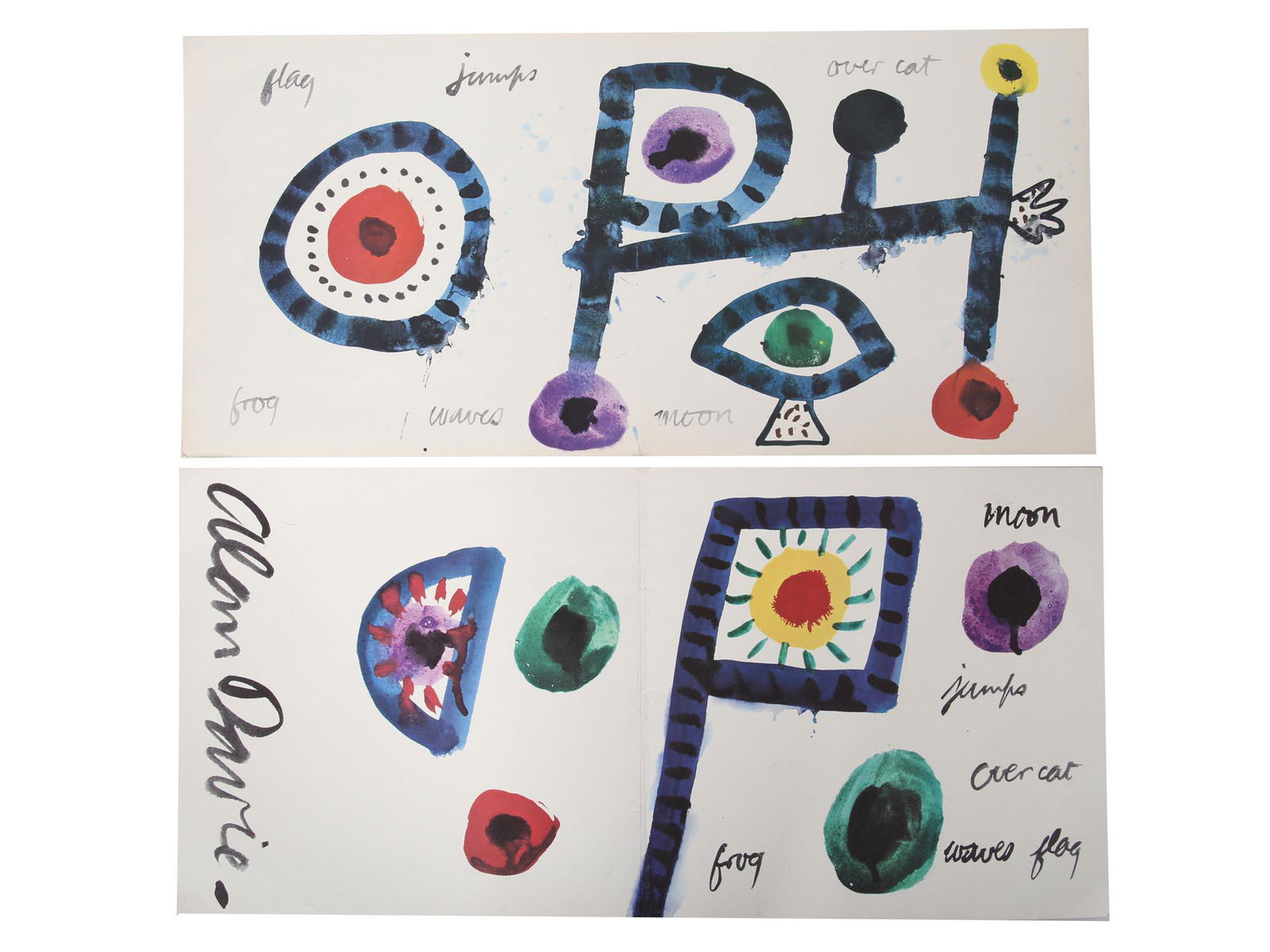 TWO SOFTCOVER GIMPEL LITHOGRAPHS BY ALAN DAVIE (1 of 3)