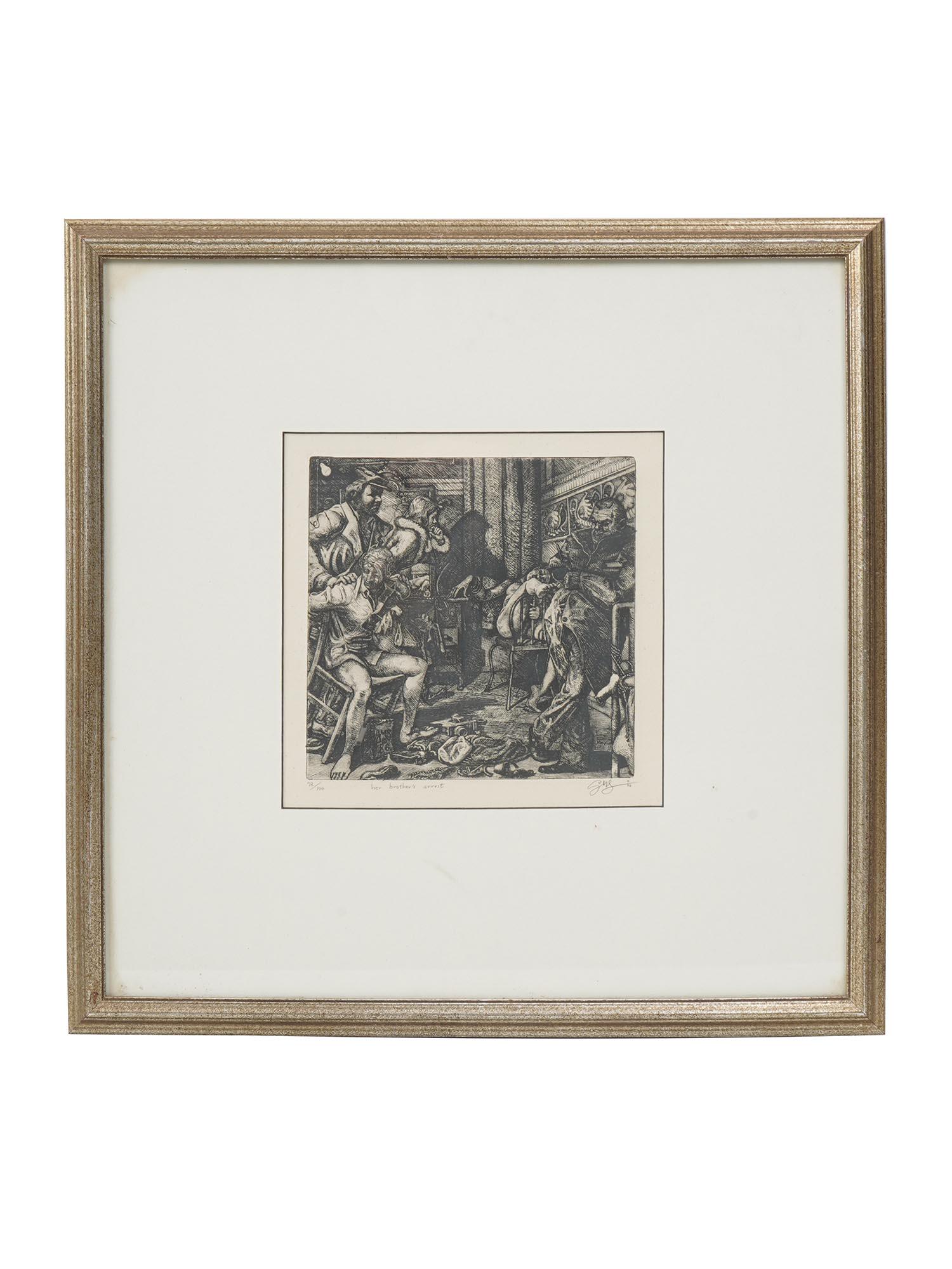 AMERICAN INTAGLIO ETCHING BY GRANT M SILVERSTEIN (1 of 6)