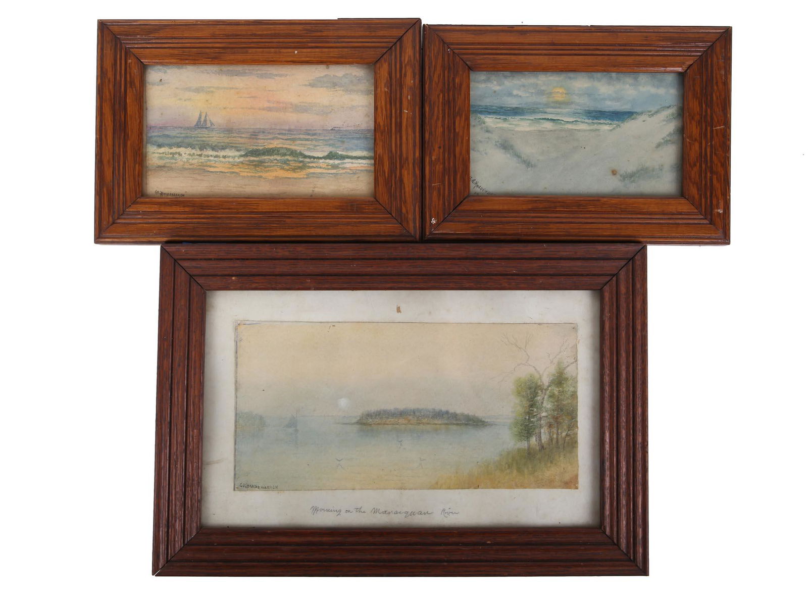 THREE ORIGINAL WATERCOLORS BY GERARD HARDENBERGH (1 of 8)