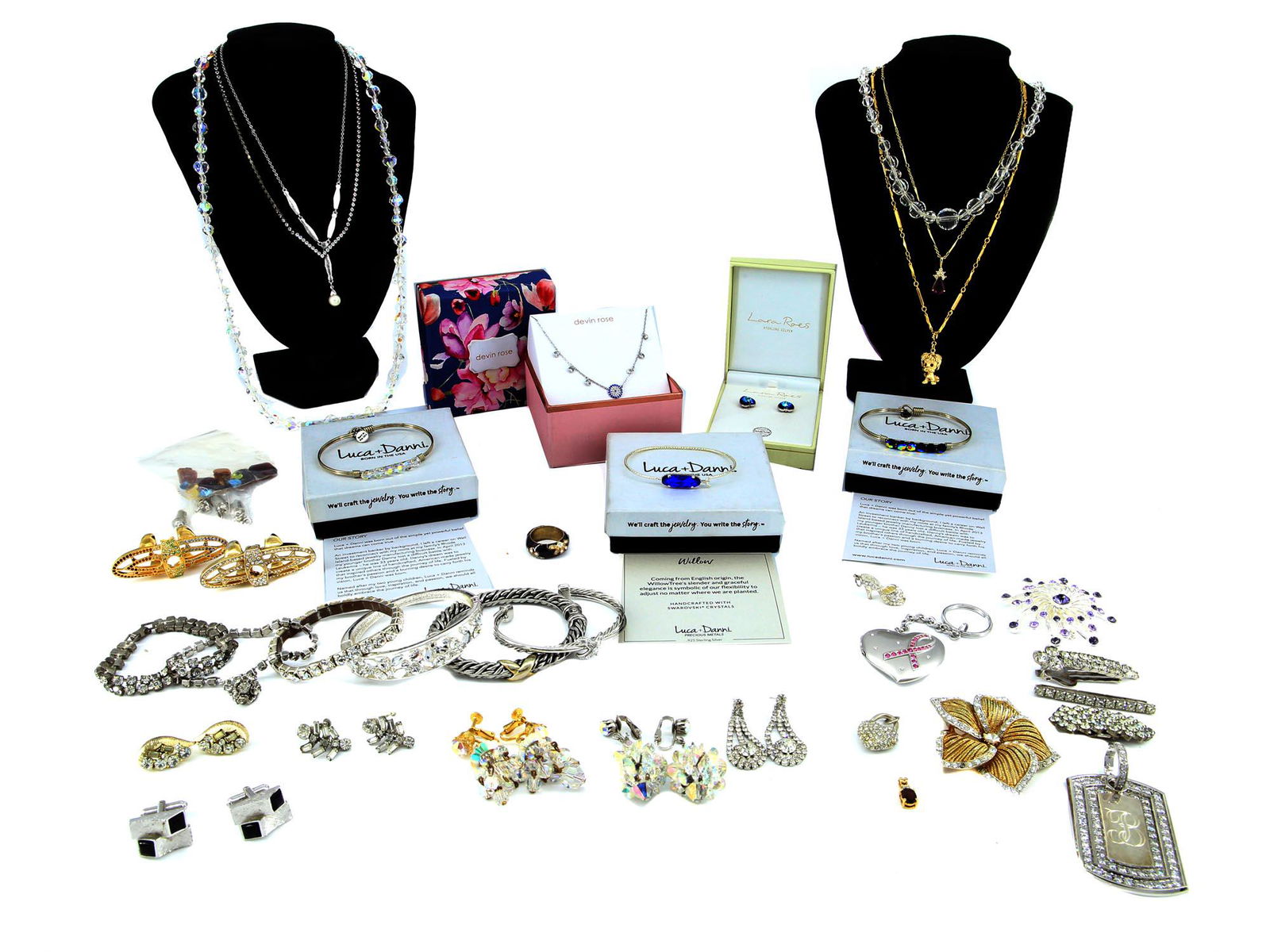LARGE COLLECTION OF JEWELRY STERLING SILVER ITEMS (1 of 11)