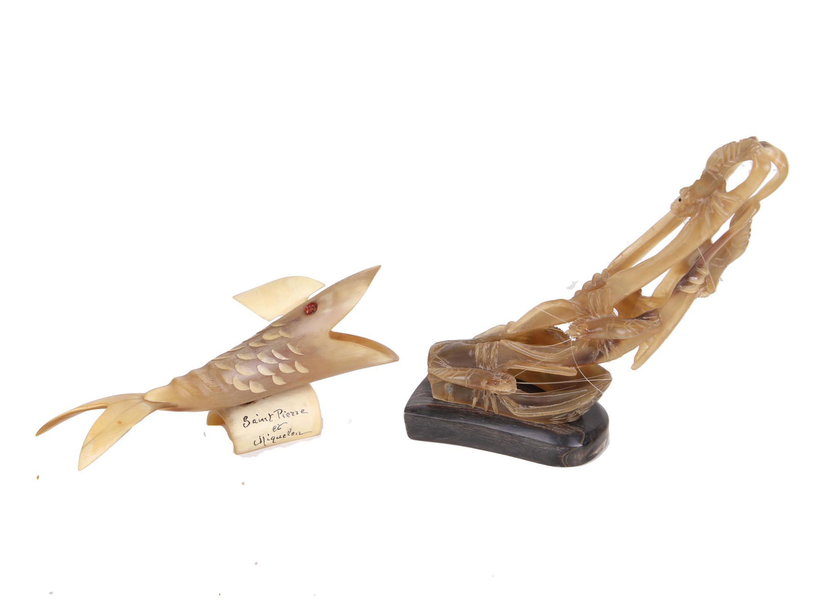 CARVED SEA ANIMALS MAJOR STELLINGER DESK DECOR (1 of 6)