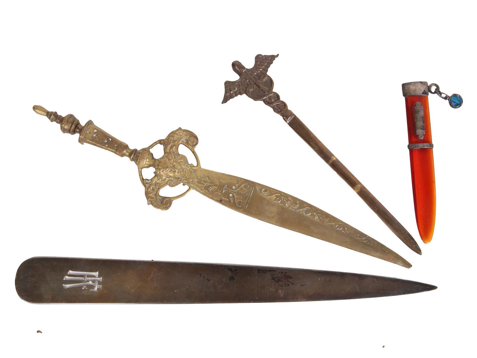 A LOT OF VINTAGE LETTER OPENERS, STELLINGER SCOTT (1 of 6)