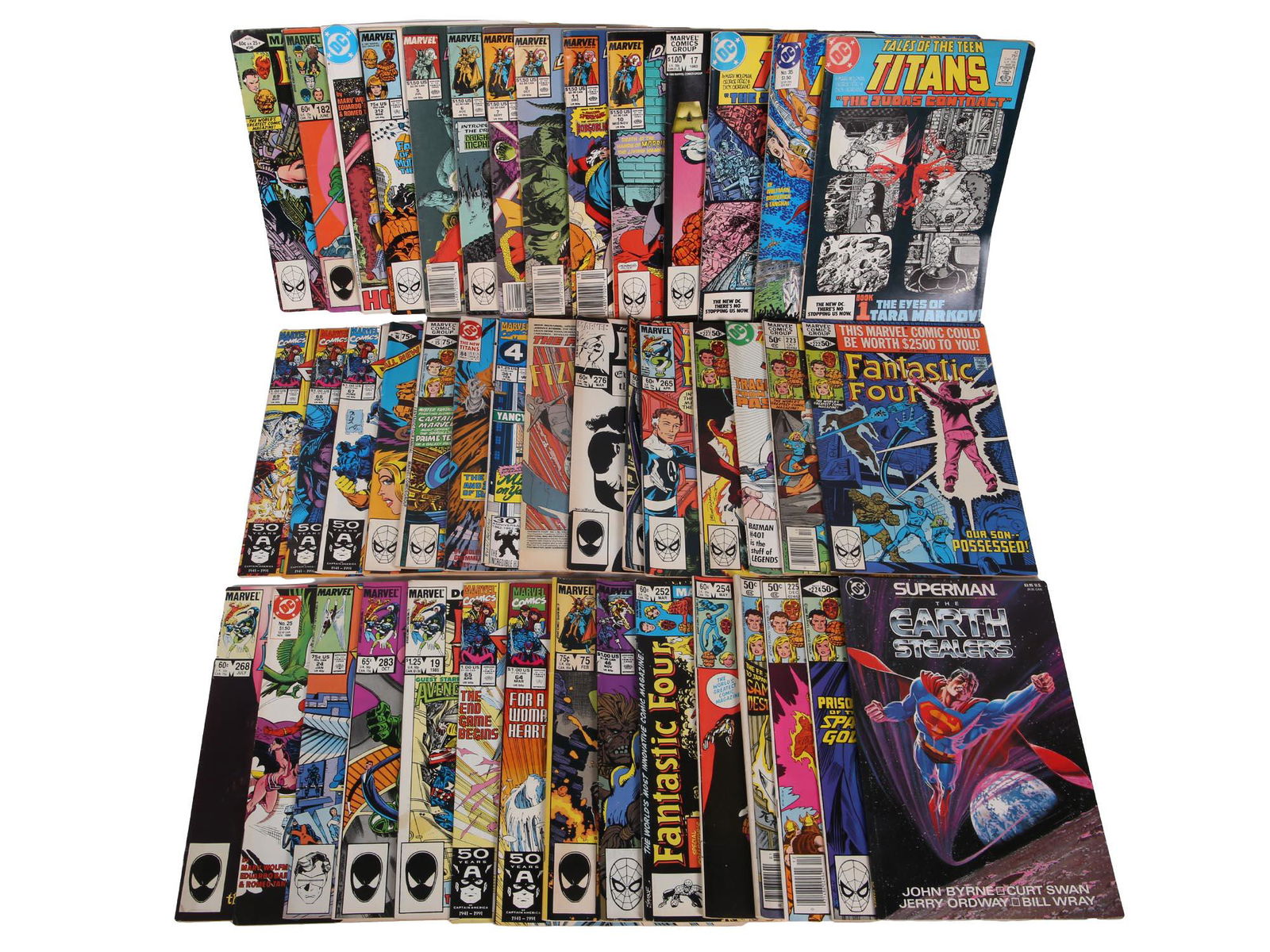 A LOT OF 40+ VINTAGE COMIC BOOKS MARVEL AND DC (1 of 4)