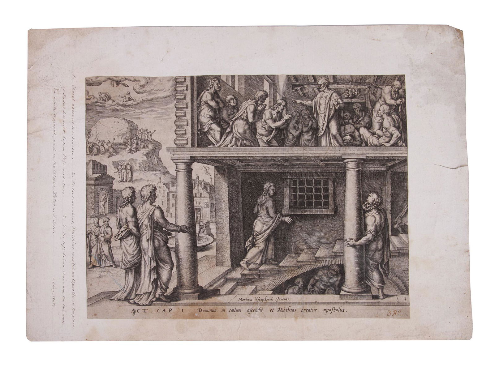 AFTER PHILIP GALLE ANTIQUE ENGRAVING THE ELECTION (1 of 7)