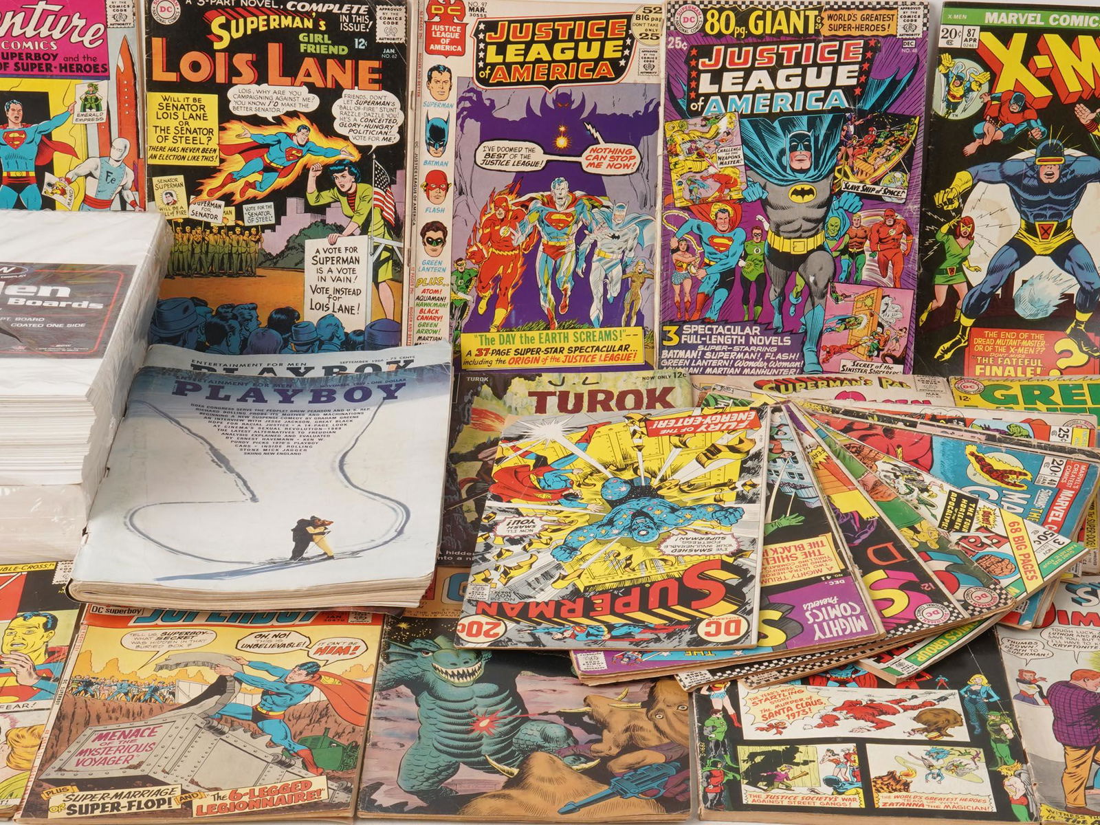 VINTAGE COMIC BOOKS AND PLAYBOY MAGAZINES (1 of 4)