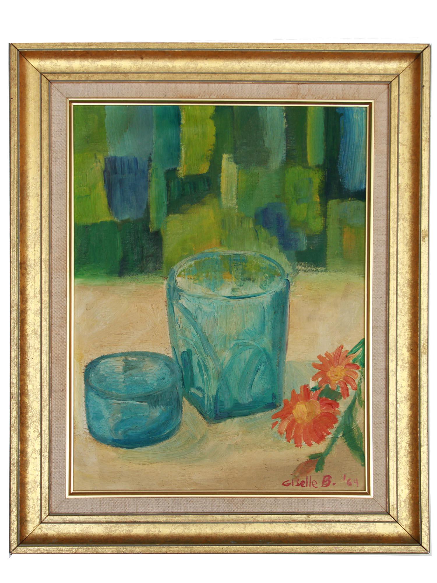 A MIDCENTURY OIL PAINTING SIGNED BY THE AUTHOR (1 of 3)