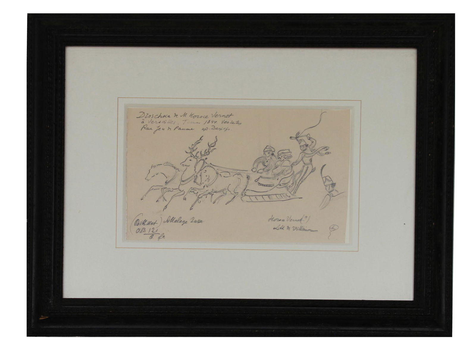 MSTISLAV DOBUZHINSKI RUSSIAN INK ON PAPER DRAWING (1 of 7)