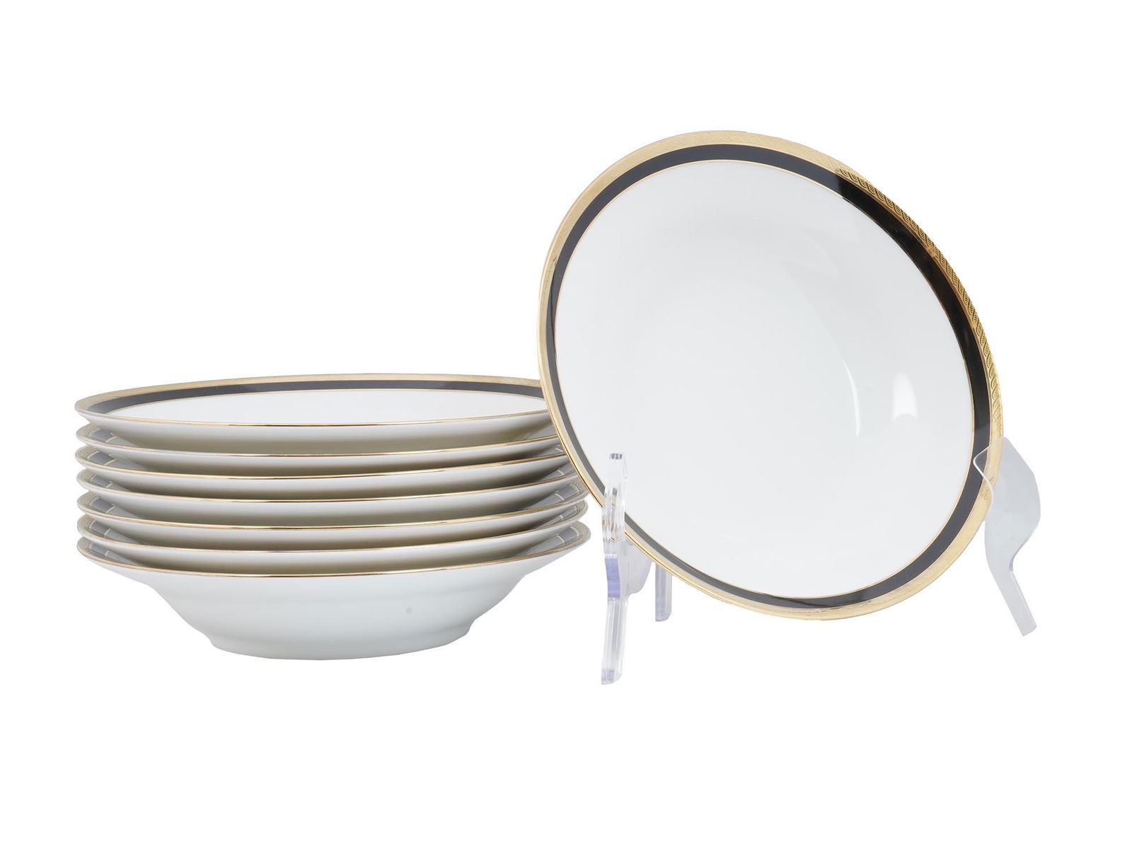 SET OF 8 RICHARD GINORI ITALY PORCELAIN PLATES (1 of 6)