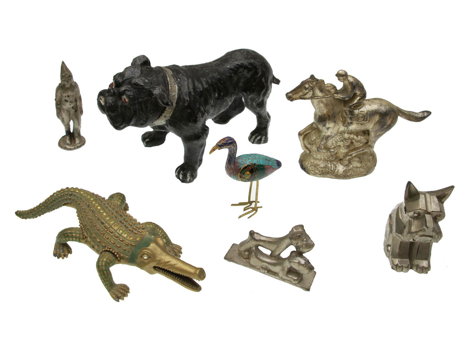 A LOT OF VARIOUS VINTAGE ANIMAL FIGURES AND MORE (1 of 7)