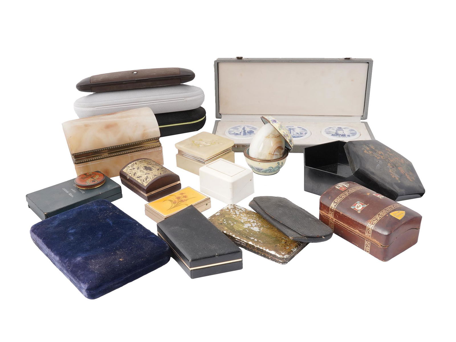 A LOT OF MANY VINTAGE EMPTY CASES AND BOXES (1 of 8)