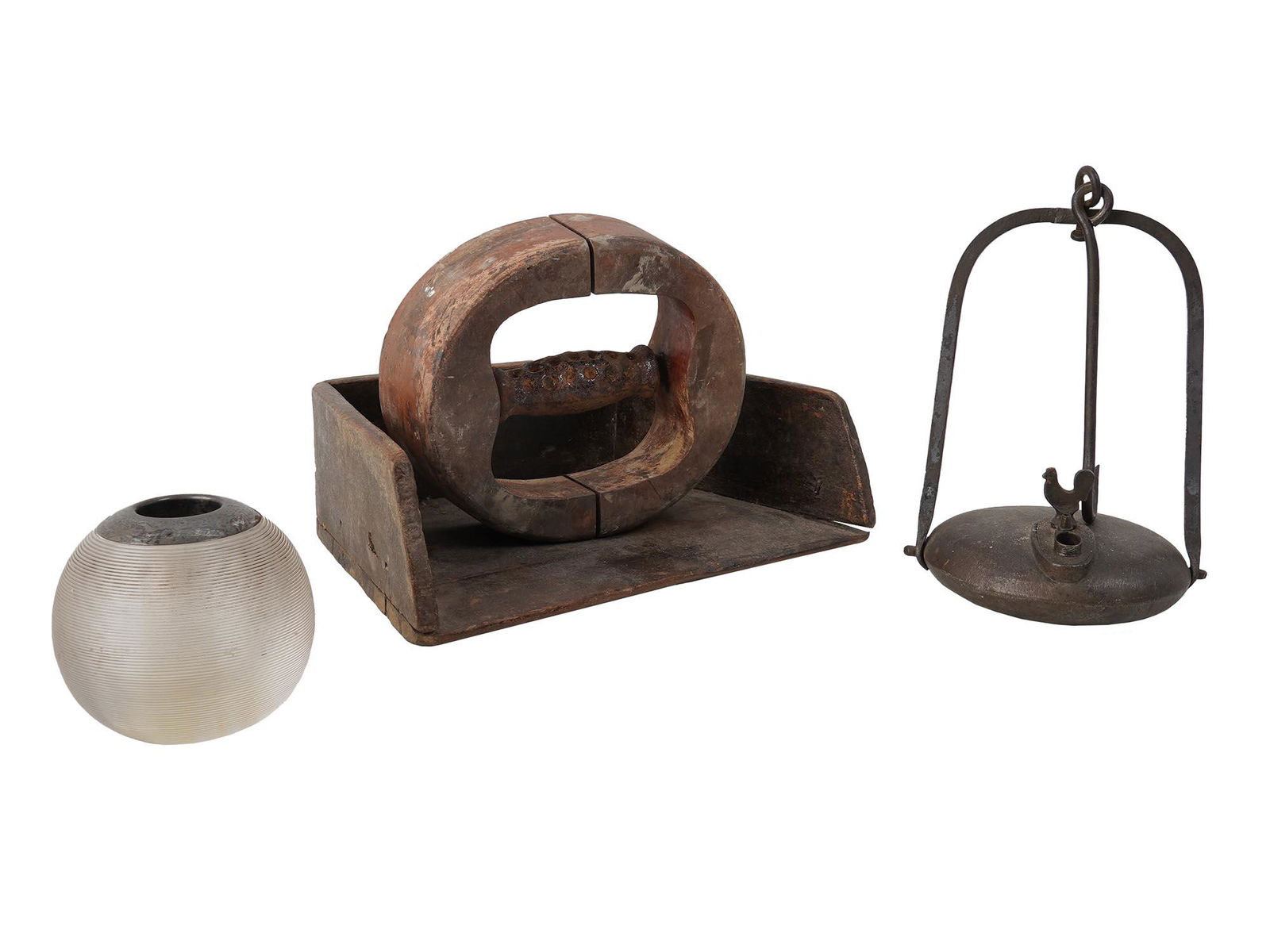 COLLECTION OF FOUR VINTAGE HOME DECOR HAT ITEMS (1 of 6)