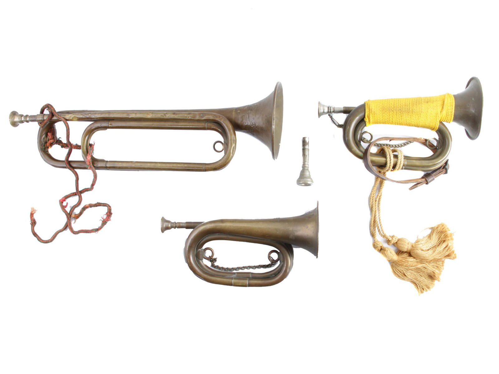 A SET OF THREE VINTAGE TRUMPETS GRAND RAPIDS BAND (1 of 3)