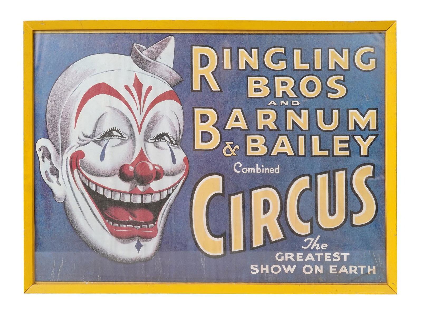 VINTAGE MID CENTURY RINGLING BROS CIRCUS POSTER (1 of 3)