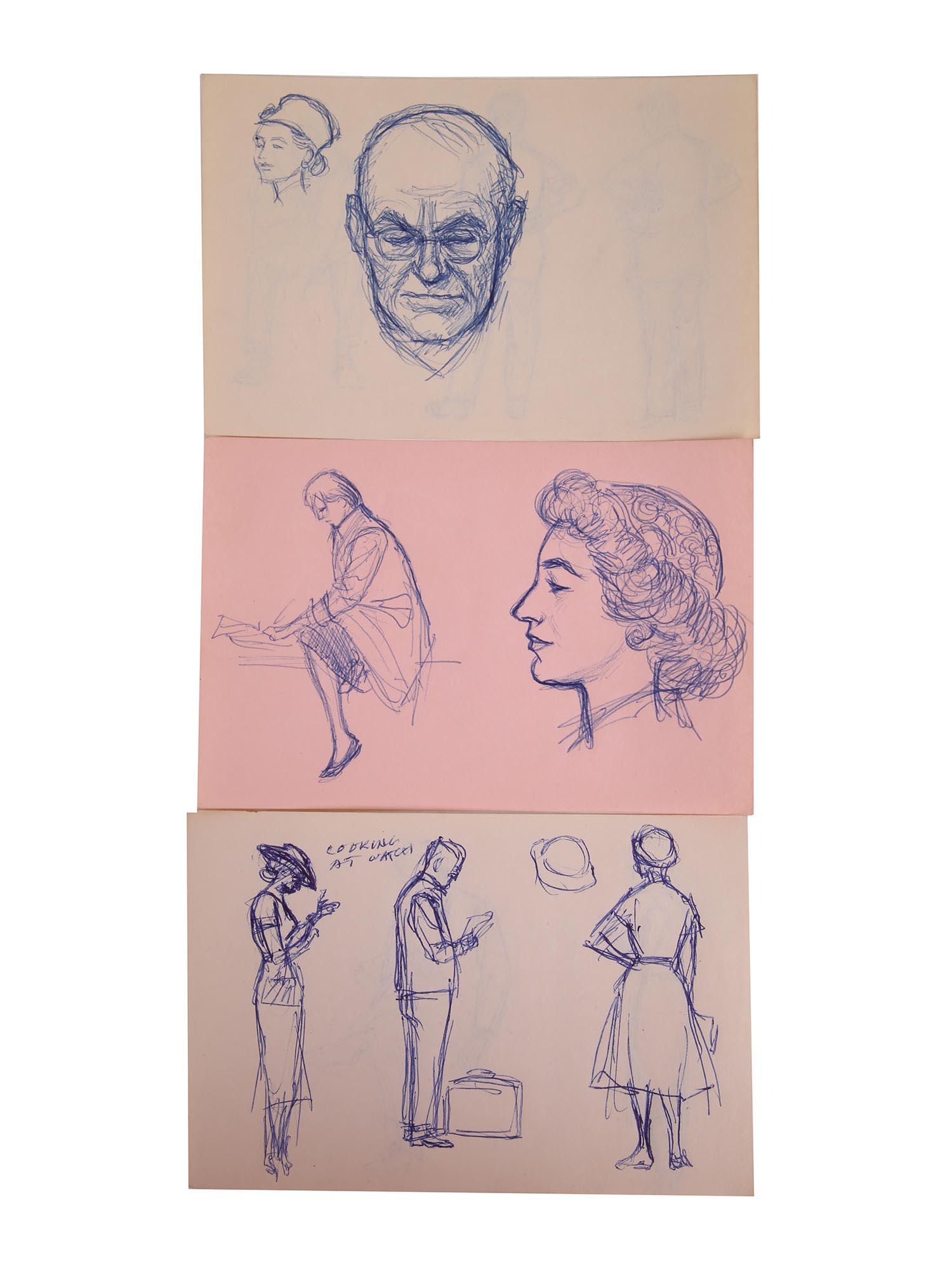 AMERICAN INK PAINTINGS SKETCHES BY BILL FRACCIO (1 of 5)