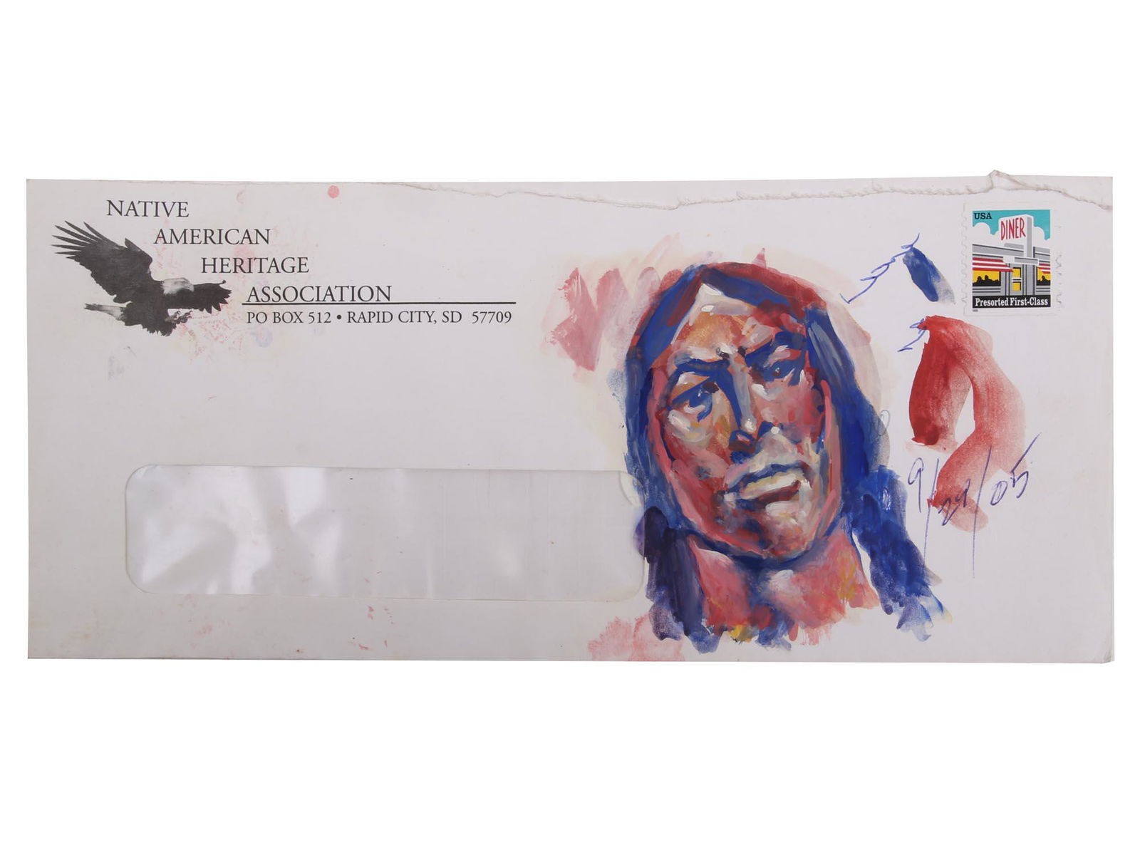 AMERICAN GOUACHE PAINTING SKETCH BY BILL FRACCIO (1 of 3)