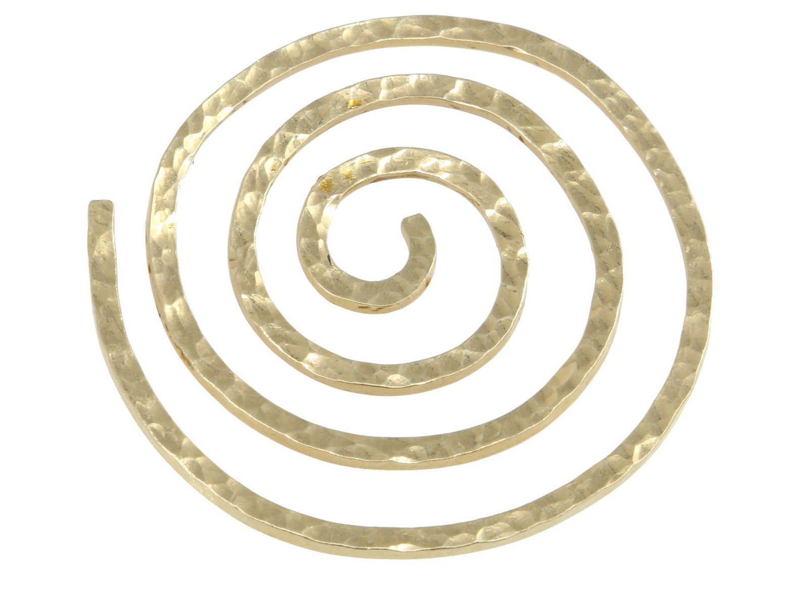 VINTAGE ED WIENER GOLD MONEY CLIP: Ed Wiener (American, 1918-1991) vintage 14k gold money clip. With the engraved gift inscription. Circa the 1970s. Weight 8.9 grams Dimensions: 1 7/8" in diameter. All measurements are approximate