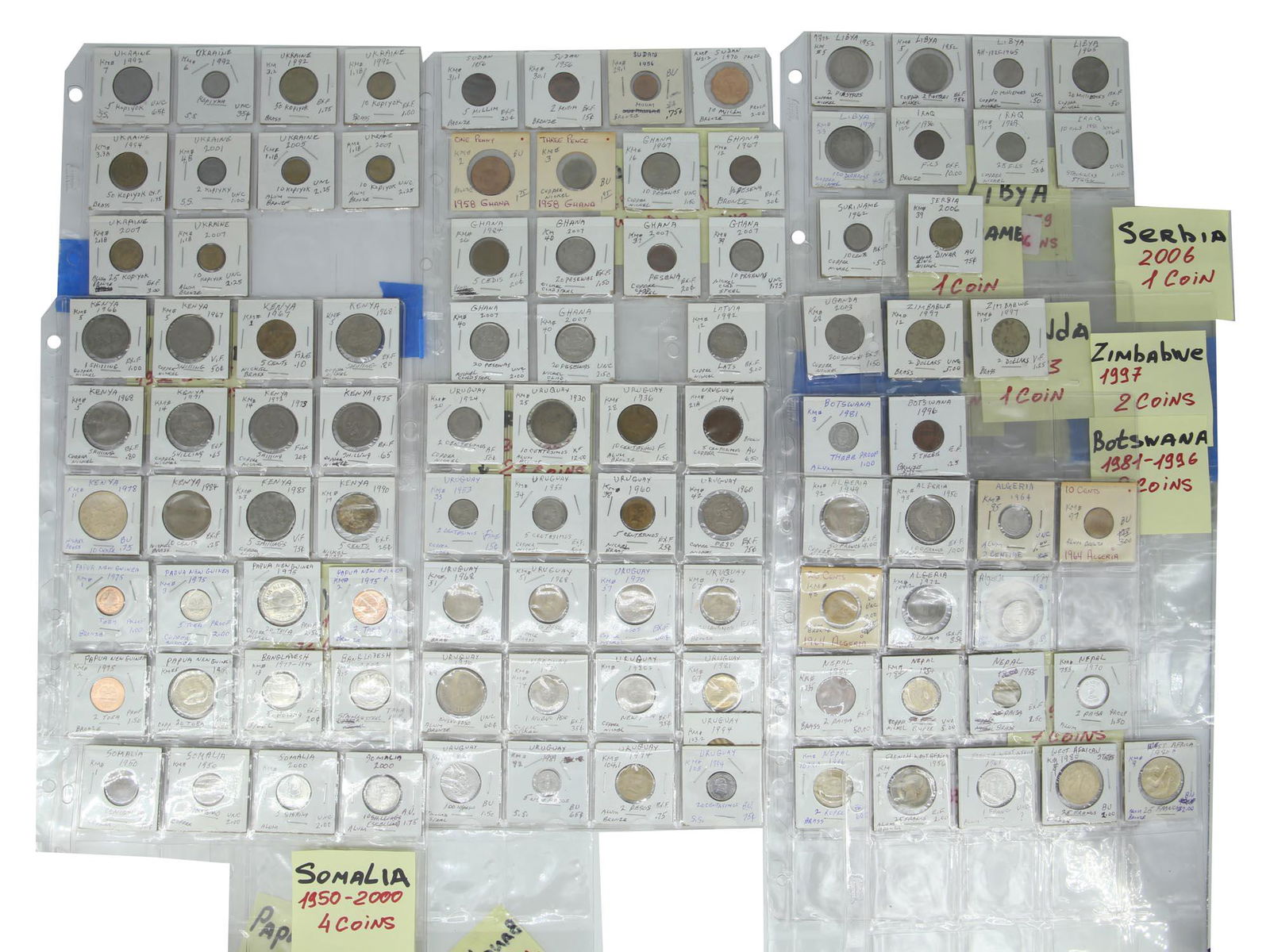 LARGE COLLECTION VINTAGE WORLD COINS NUMISMATICS (1 of 4)