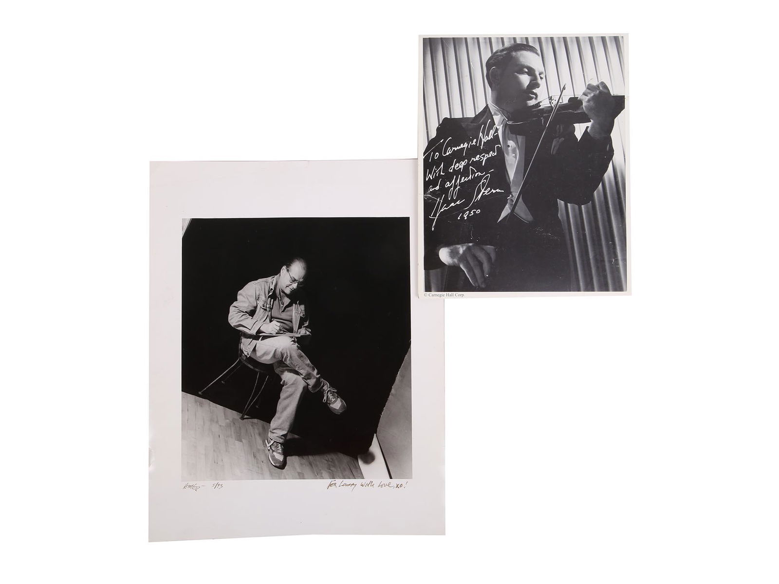 TWO VINTAGE MUSICIAN PHOTO WITH AUTOGRAPHS (1 of 10)