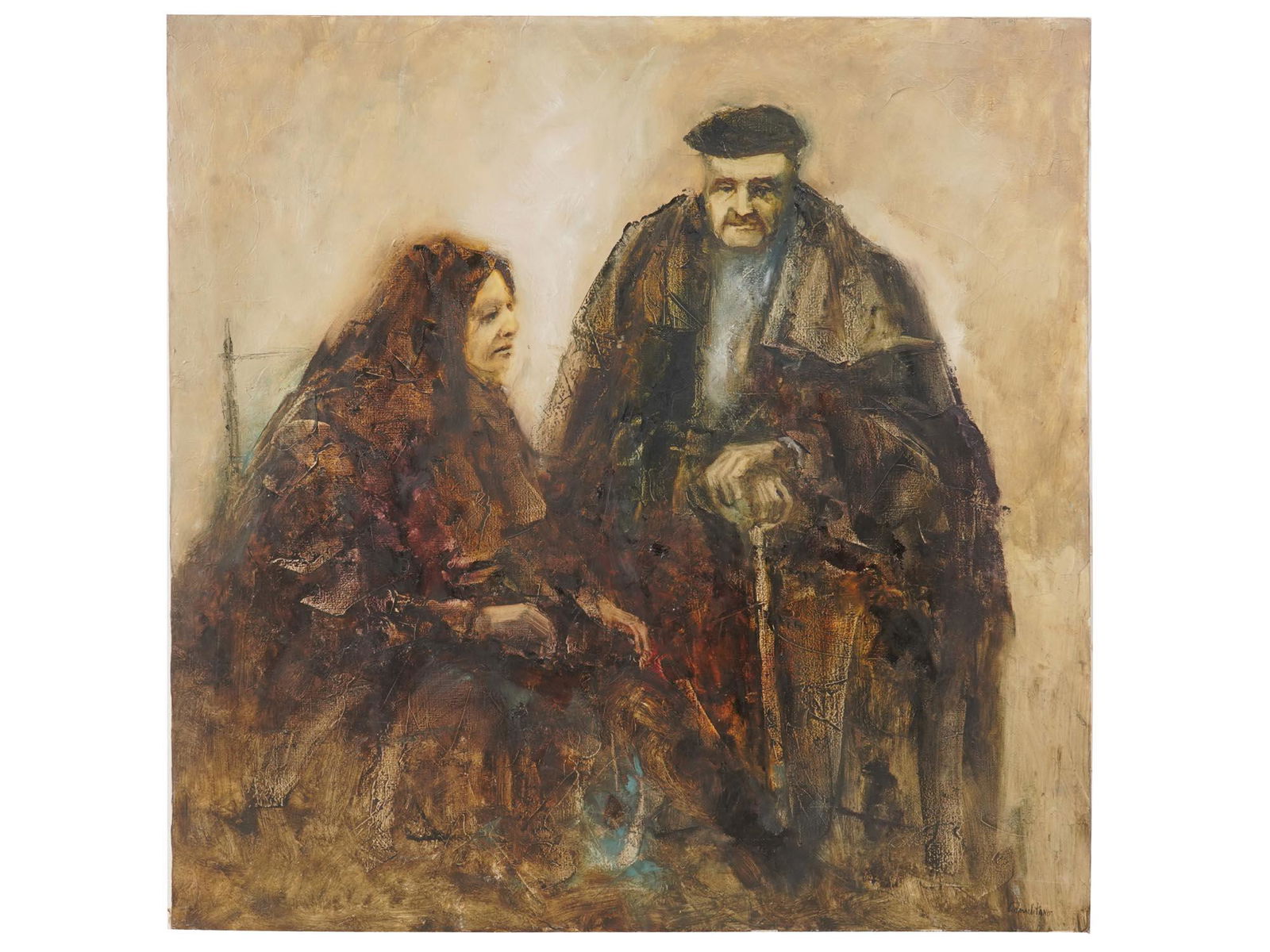 DOUBLE PORTRAIT PAINTING BY FRANK CARMELITANO (1 of 4)