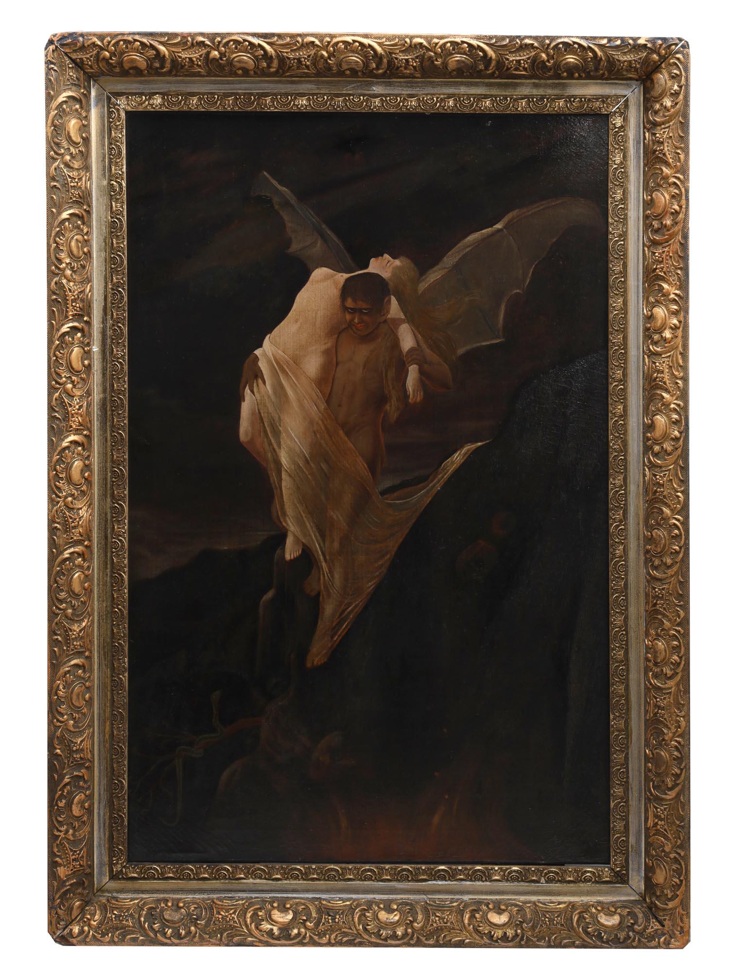 AN OIL ON CANVAS PAINTING AFTER J. KOPPAY, 19TH C (1 of 3)